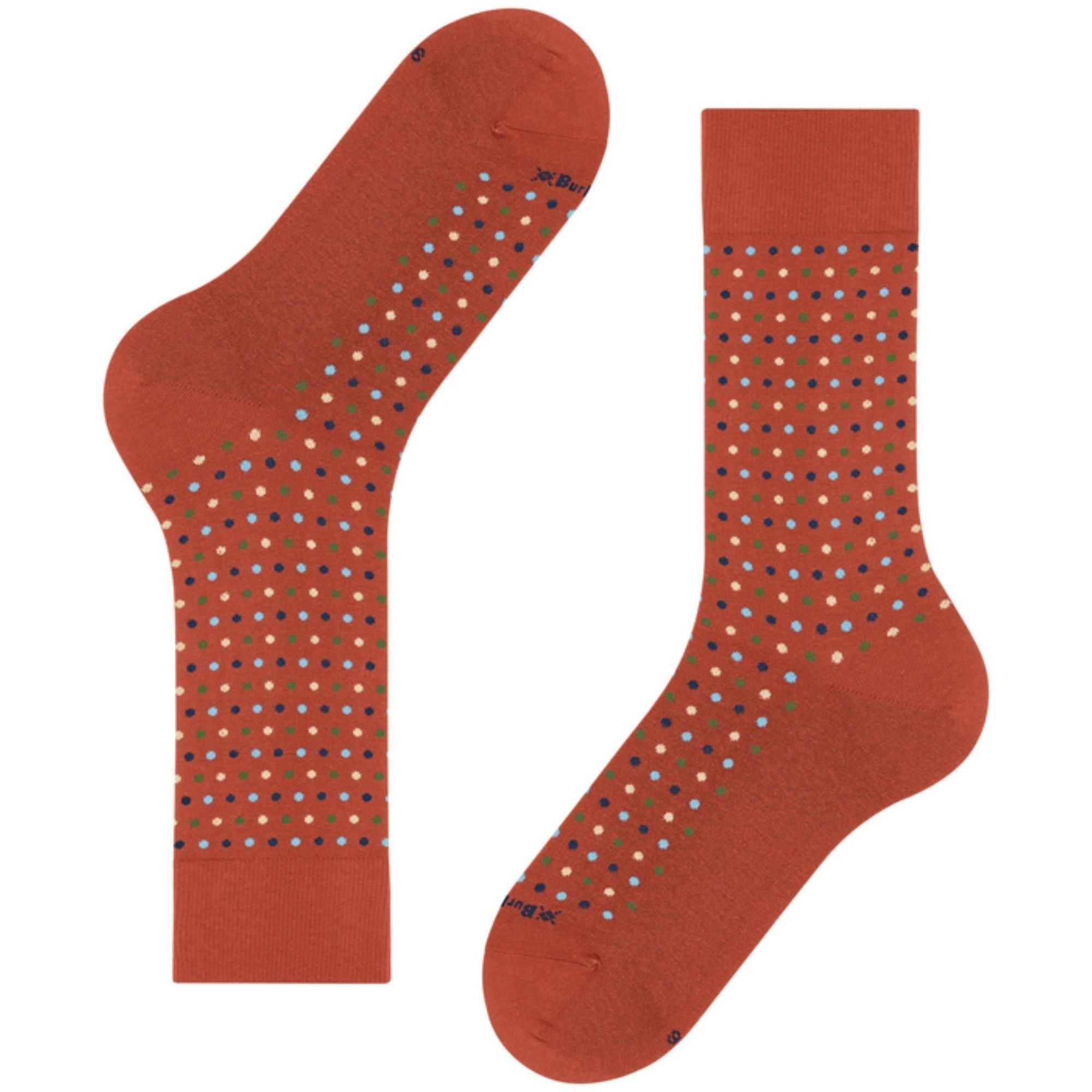 Burlington Socks Dot Socks - Orange