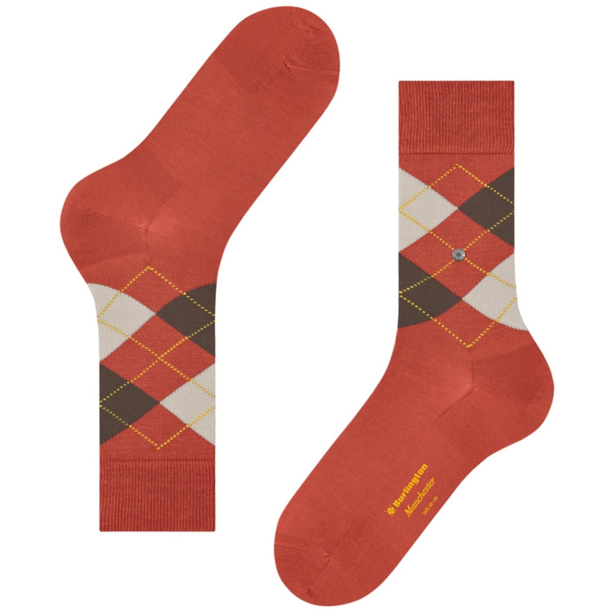 Burlington Socks Manchester  Socks - Orange