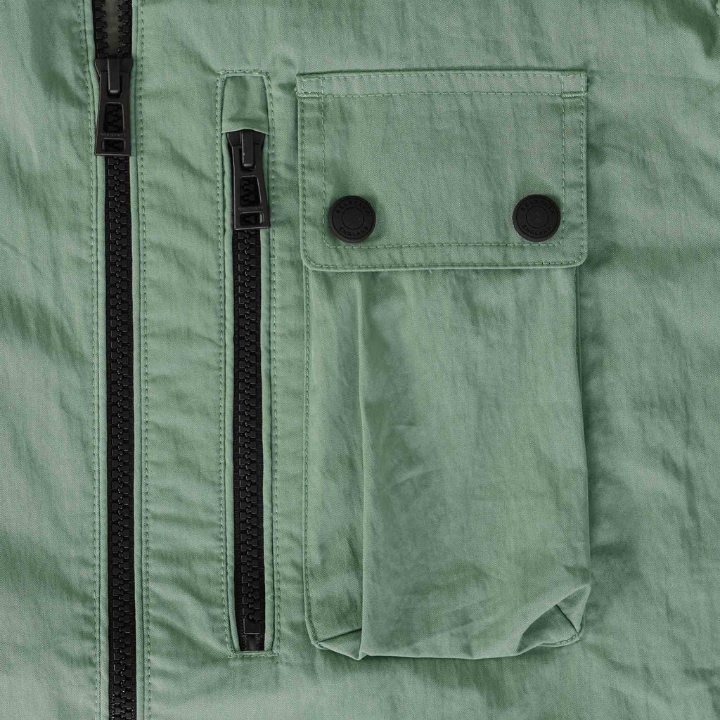 Belstaff Rail Overshirt - Steel Green