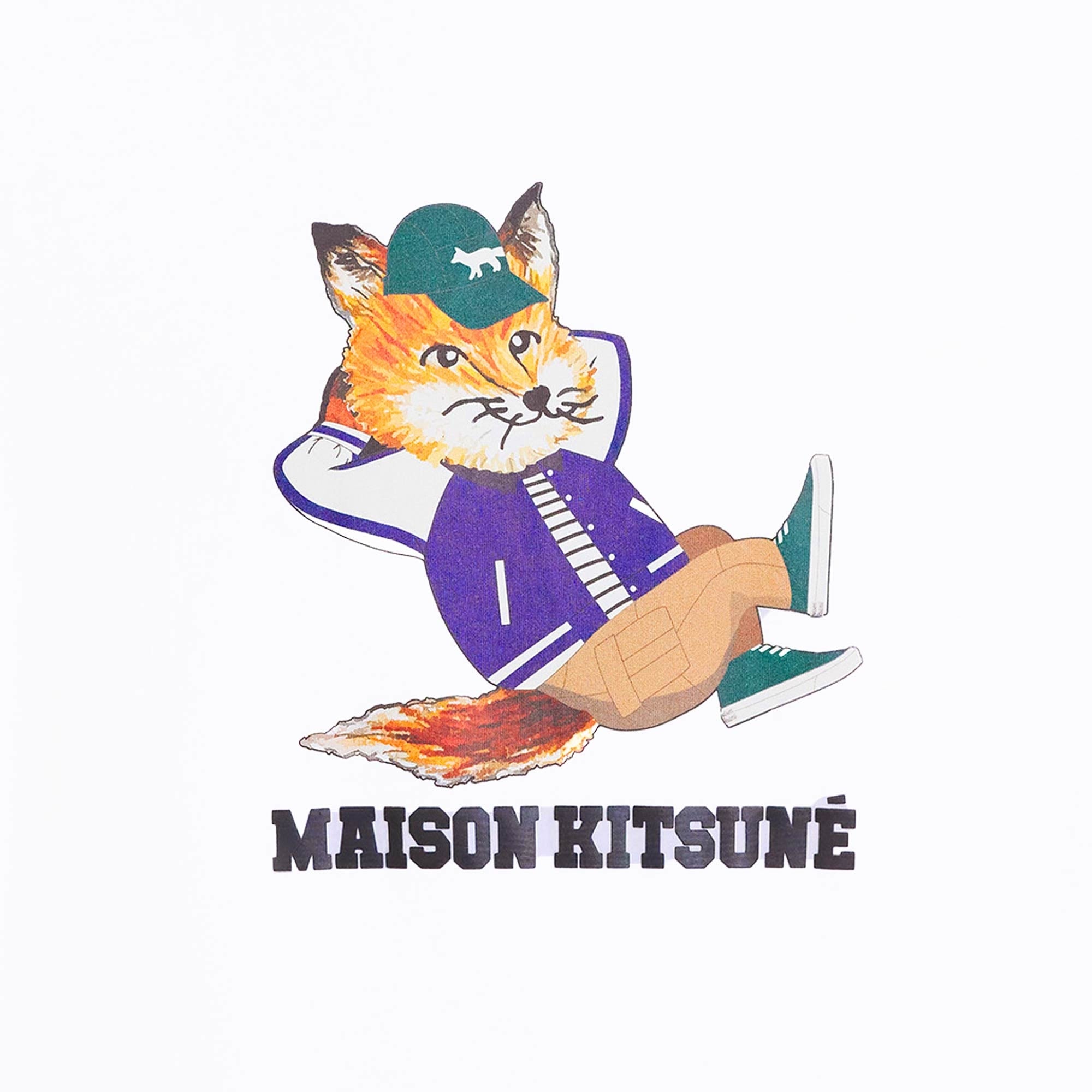 Maison Kitsune Dressed Fox Easy T-Shirt - White – Stuarts London