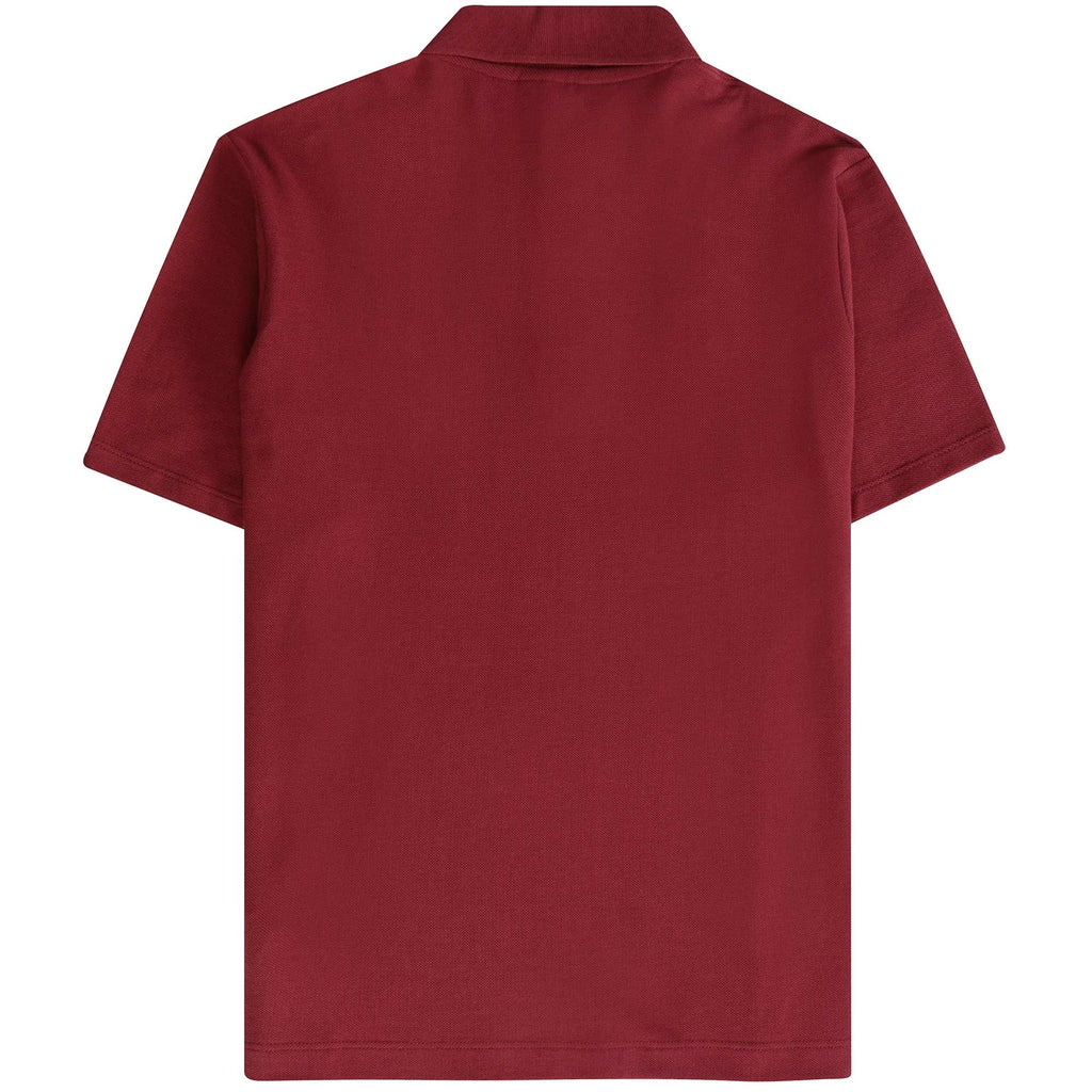Paul and Shark Logo Polo Shirt - Burgundy