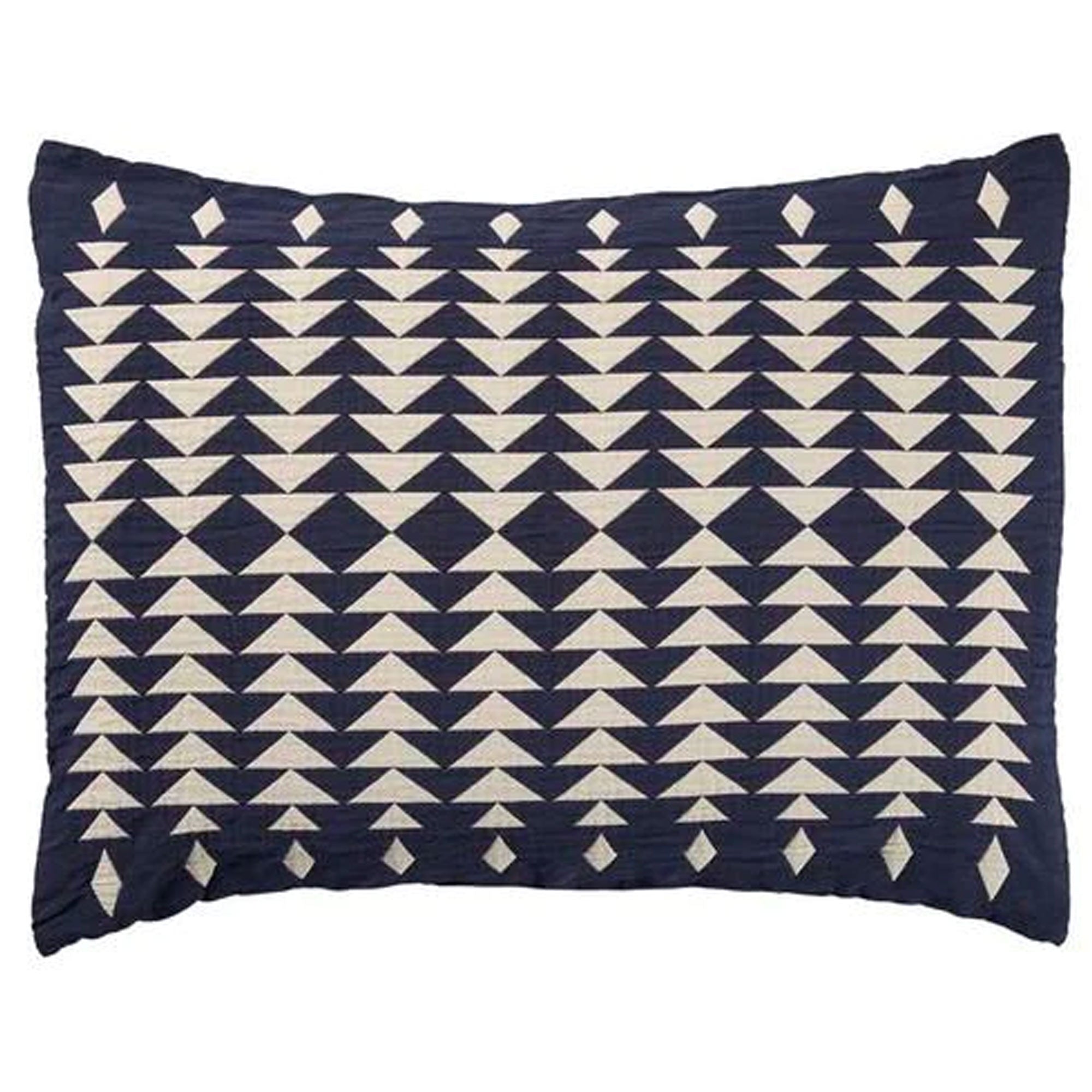 Pendleton Woolen Mills Organic Cotton Matelasse Sham Pillow Case - Midnight Nova