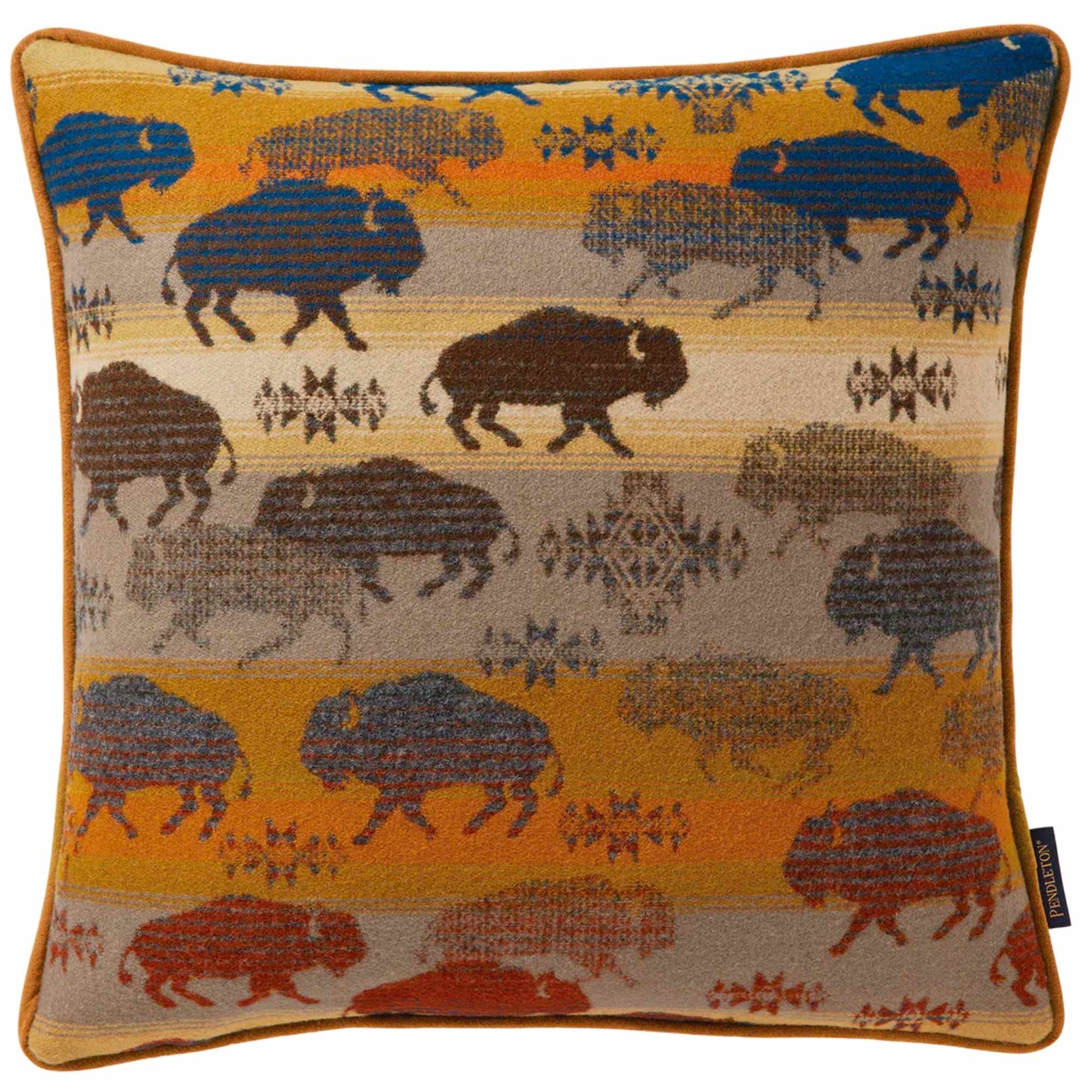 Pendleton Woolen Mills Land Of The Buffalo Pillow - Prairie