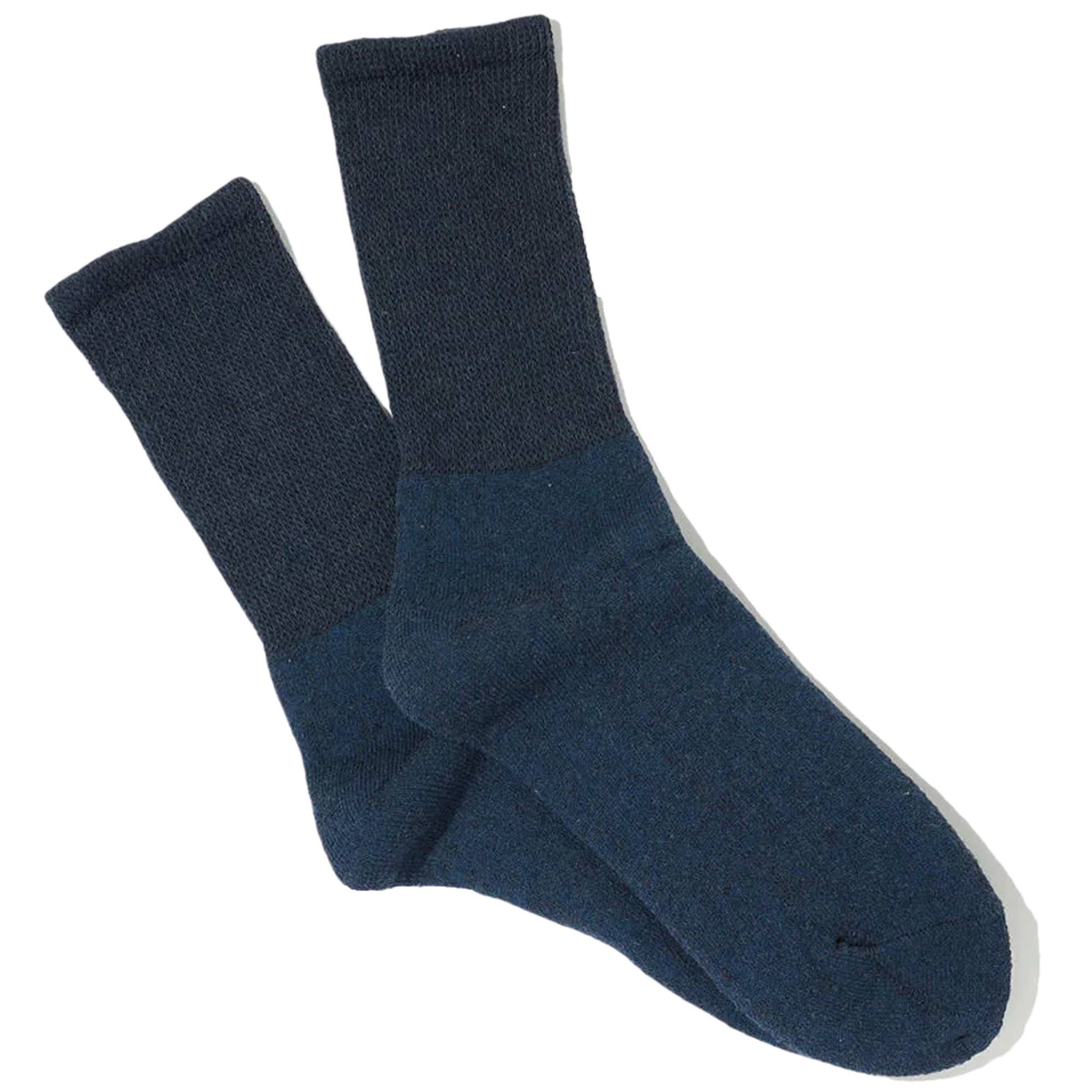 Anonymous Ism Organic Cotton Super Soft Sports Socks - Indigo