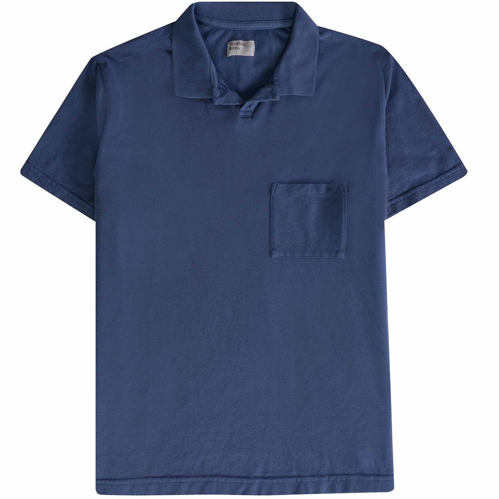 Universal Works Vacation Polo Shirt - Blue