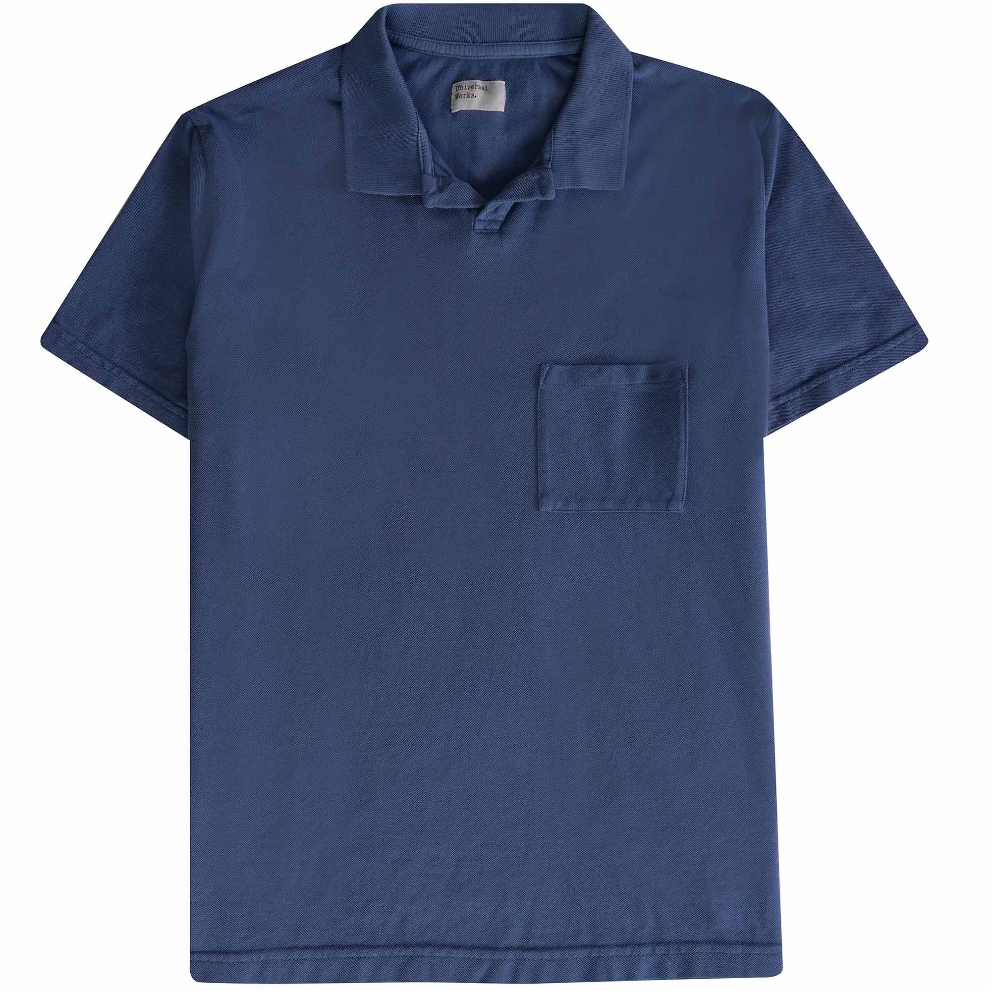 Universal Works Vacation Polo Shirt - Blue