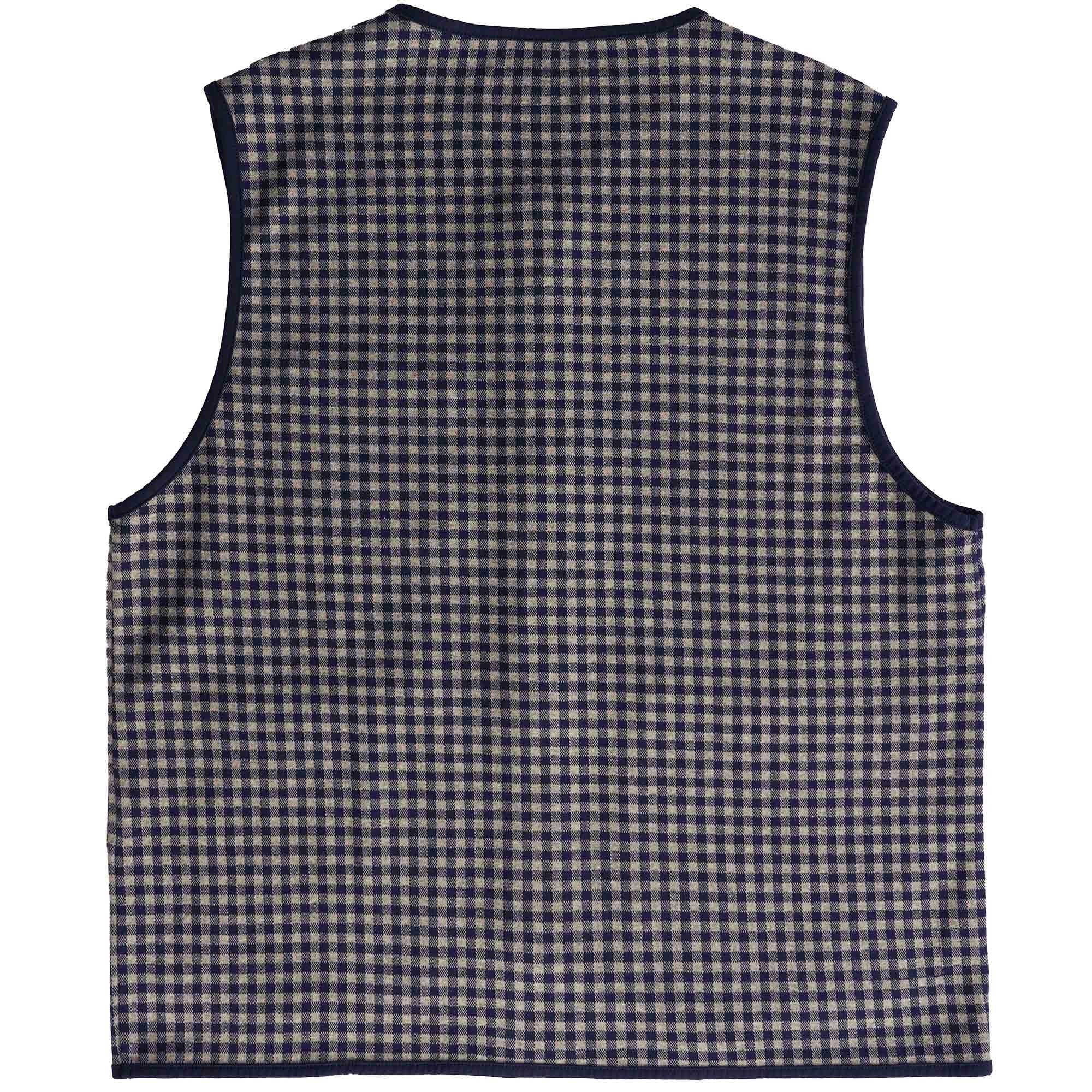Universal Works Zip Liner Gilet - Navy