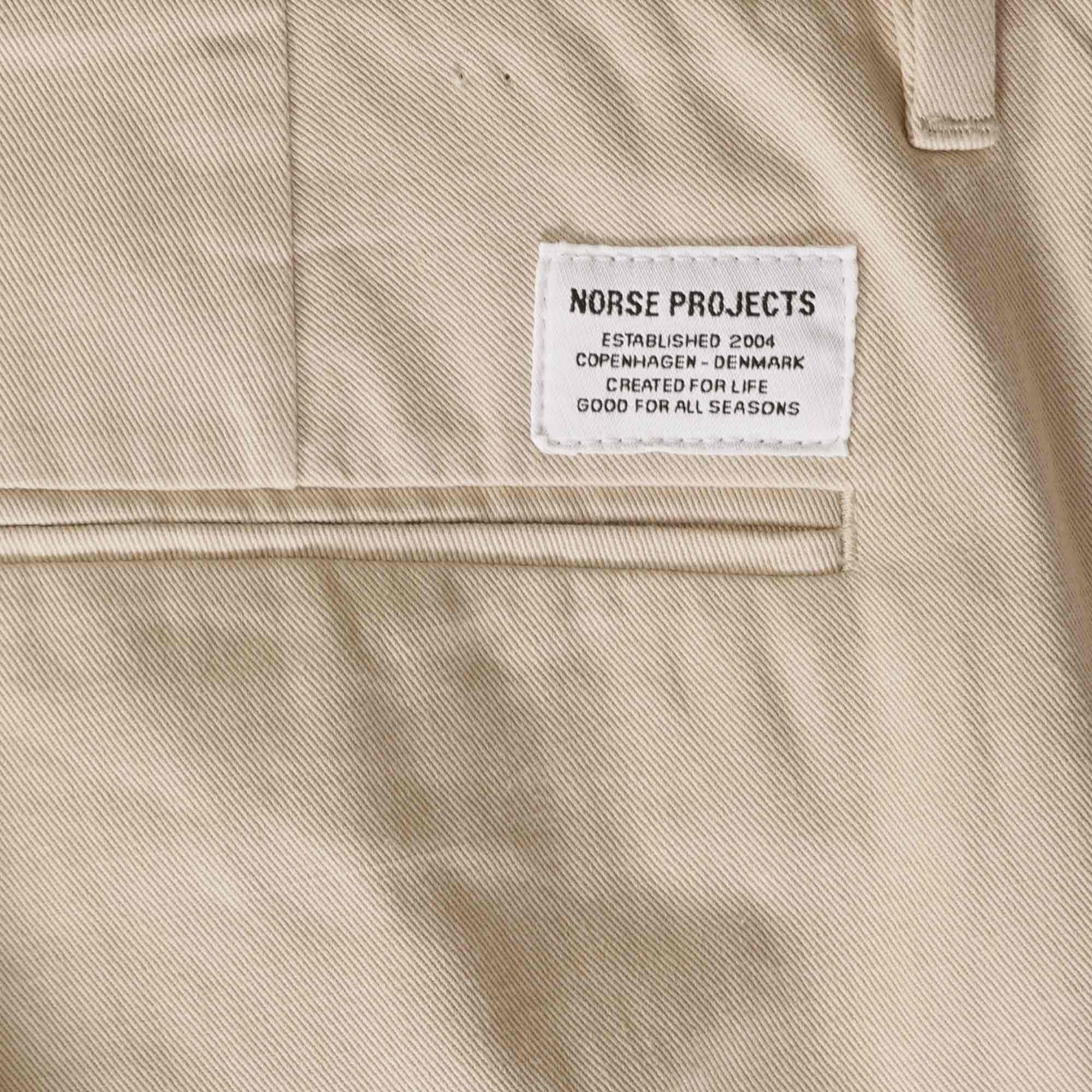 Norse Projects Aros Regular Light Stretch Trousers - Oatmeal