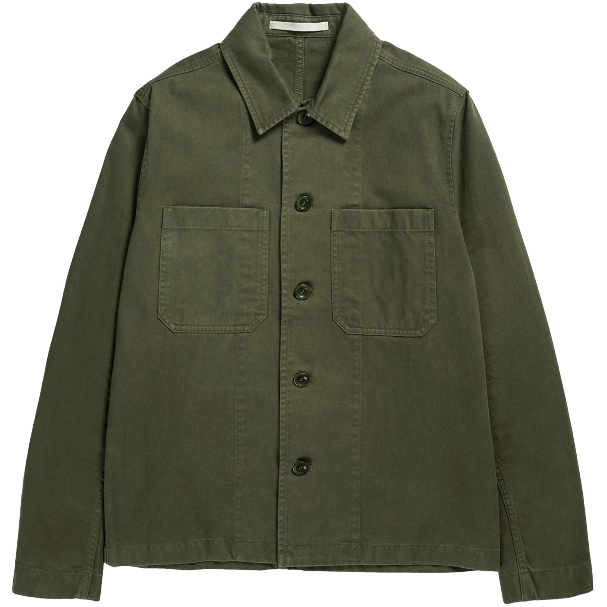Norse Projects Tyge Broken Twill Jacket - Beech Green
