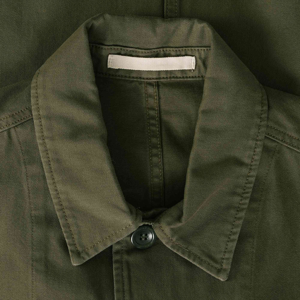 Norse Projects Tyge Broken Twill Jacket - Beech Green