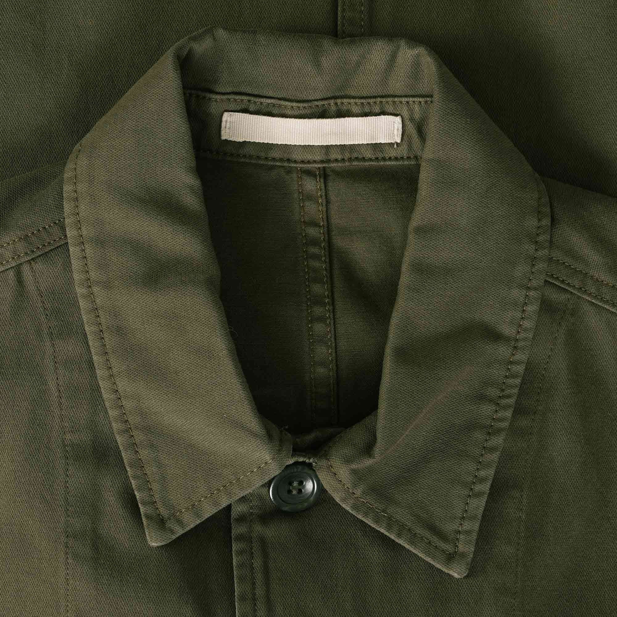 Norse Projects Tyge Broken Twill Jacket - Beech Green