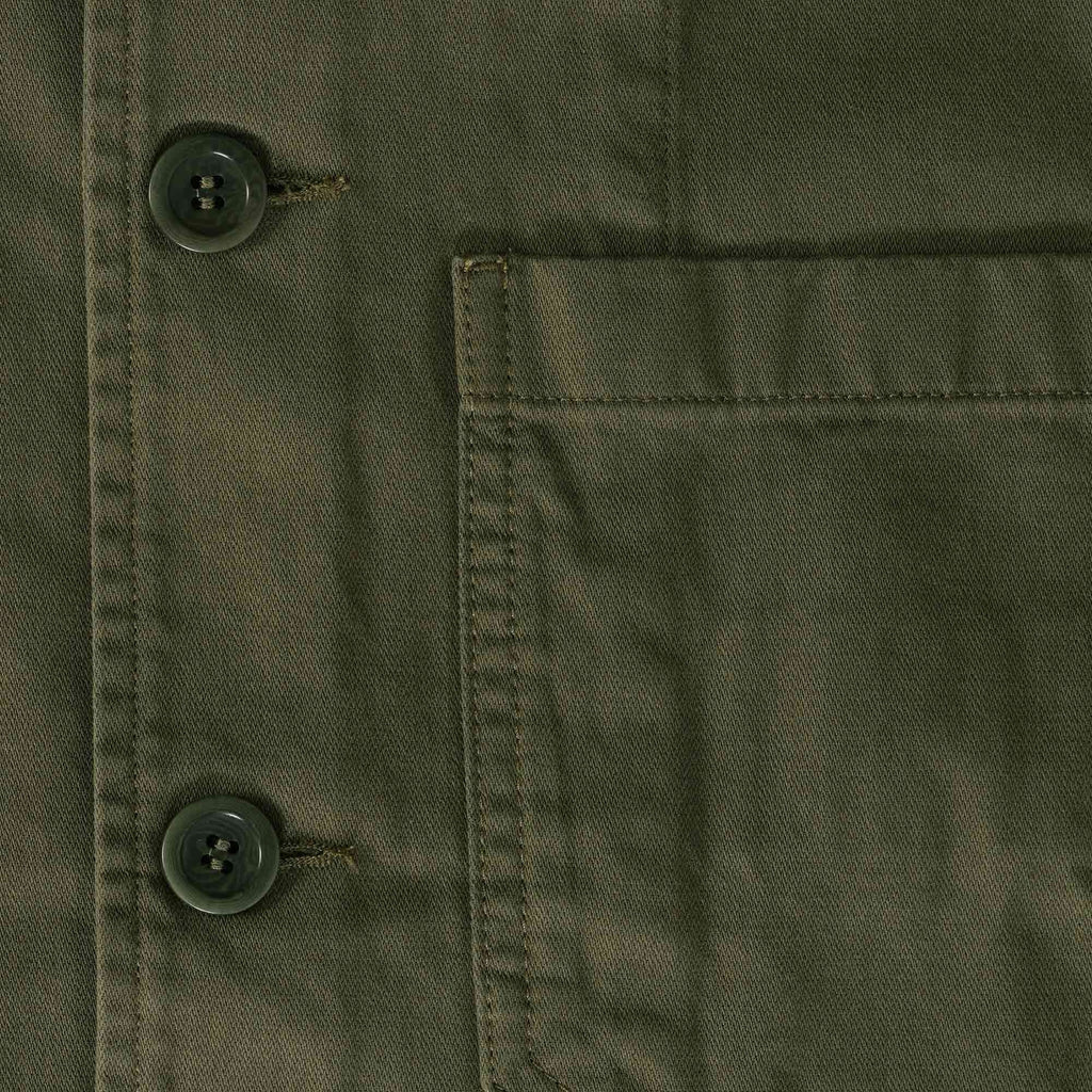 Norse Projects Tyge Broken Twill Jacket - Beech Green
