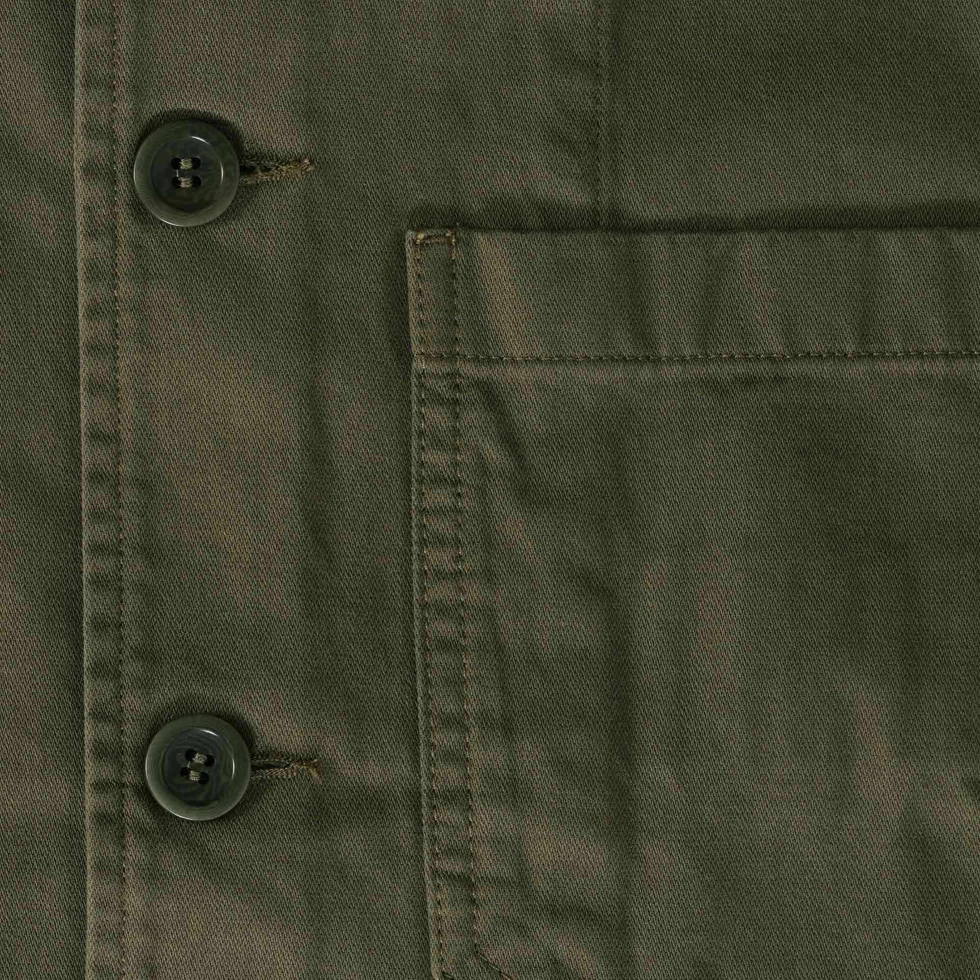 Norse Projects Tyge Broken Twill Jacket - Beech Green