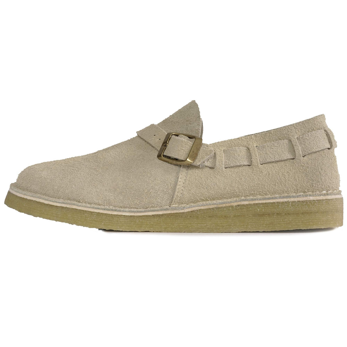Yogi Corso Suede Buckle Monk Shoe - Sand Brown Yogi Sand Brown Corso Suede Buckle Monk Shoe | Designerwear  main image 2