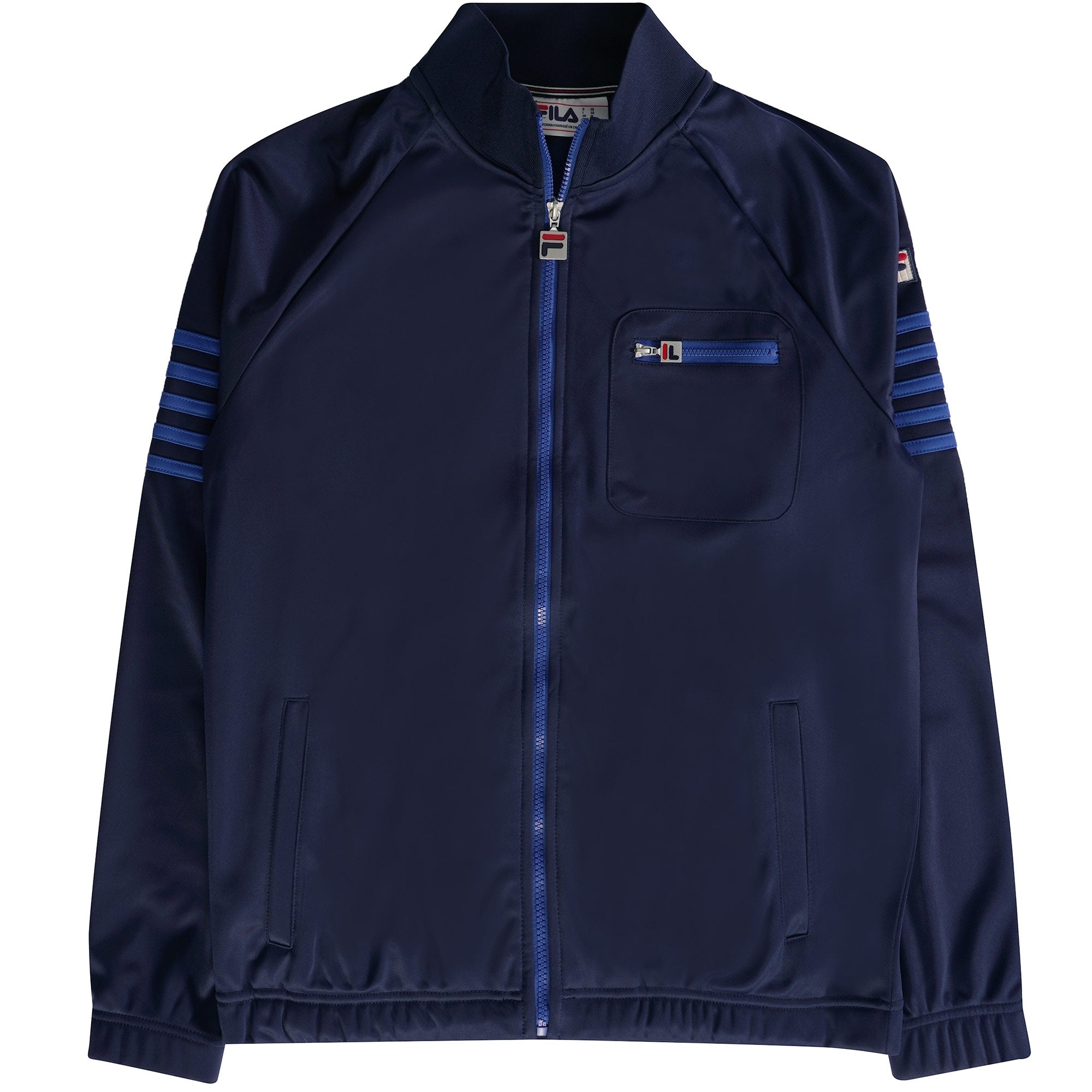 Fila Vintage Vann Striped Track Jacket - Navy