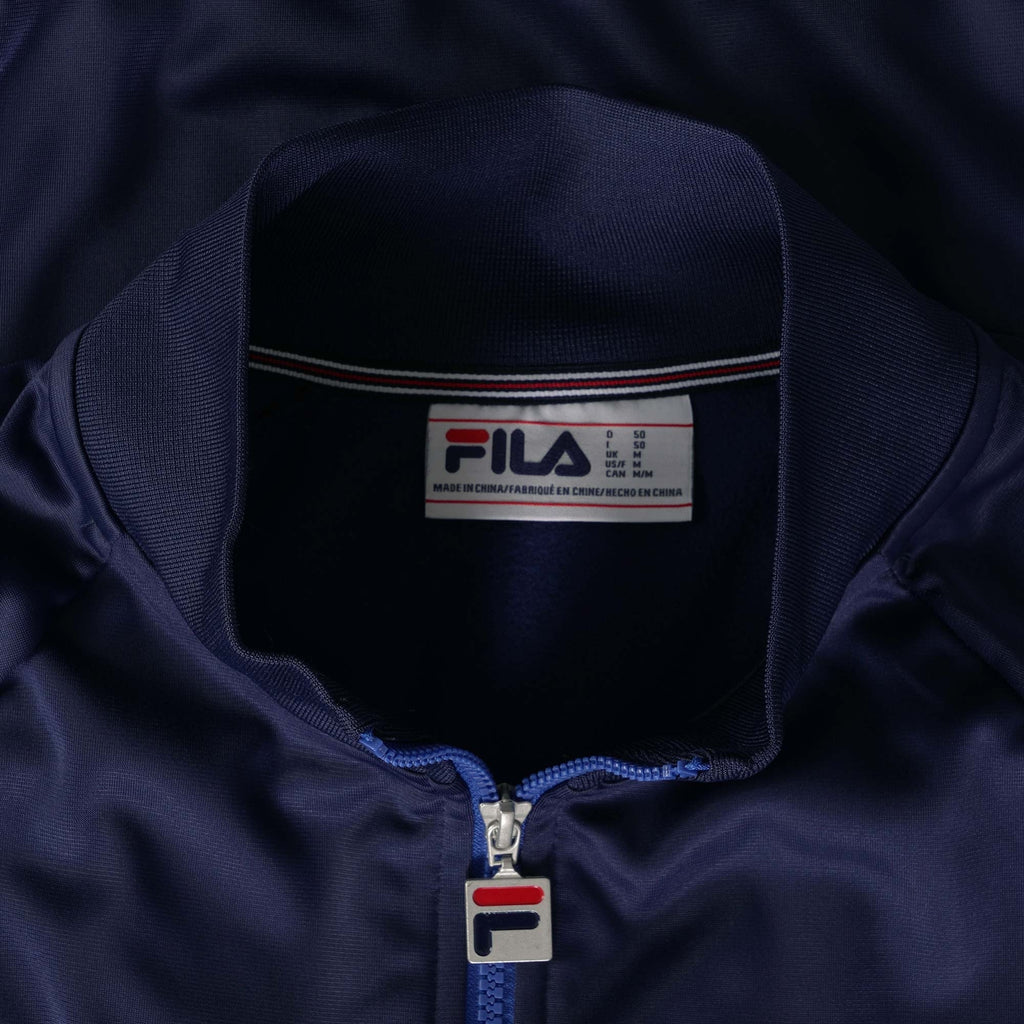 Fila Vintage Vann Striped Track Jacket - Navy
