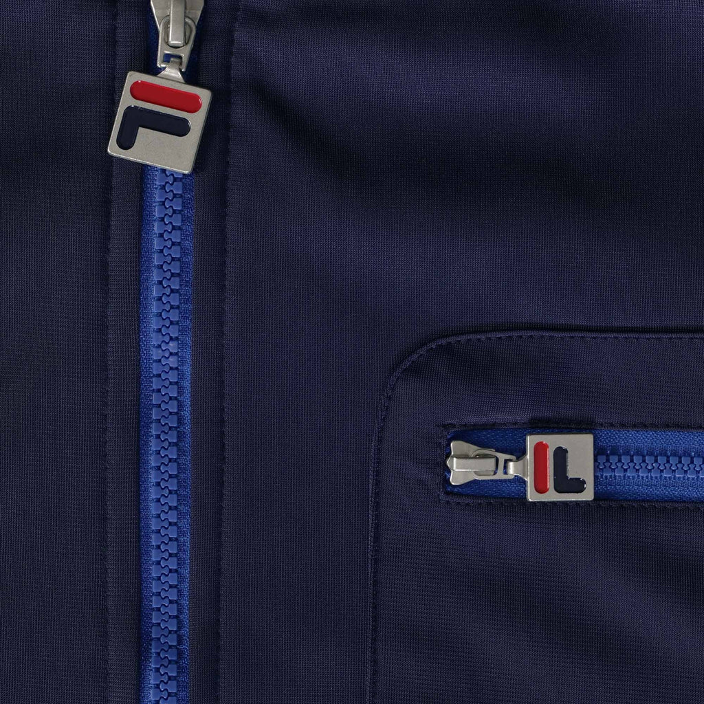 Fila Vintage Vann Striped Track Jacket - Navy