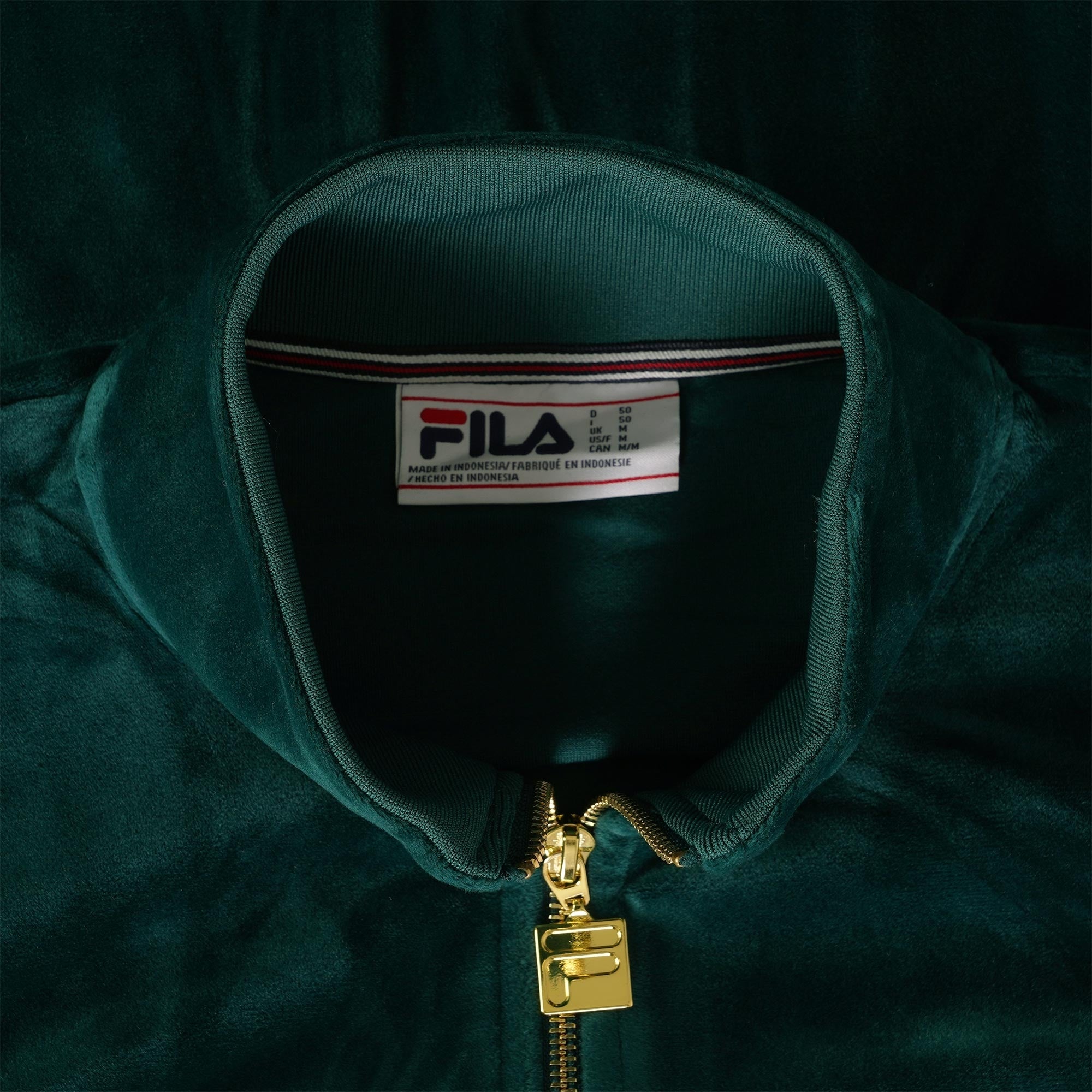 Falken Velour Track Top - Botanical Green