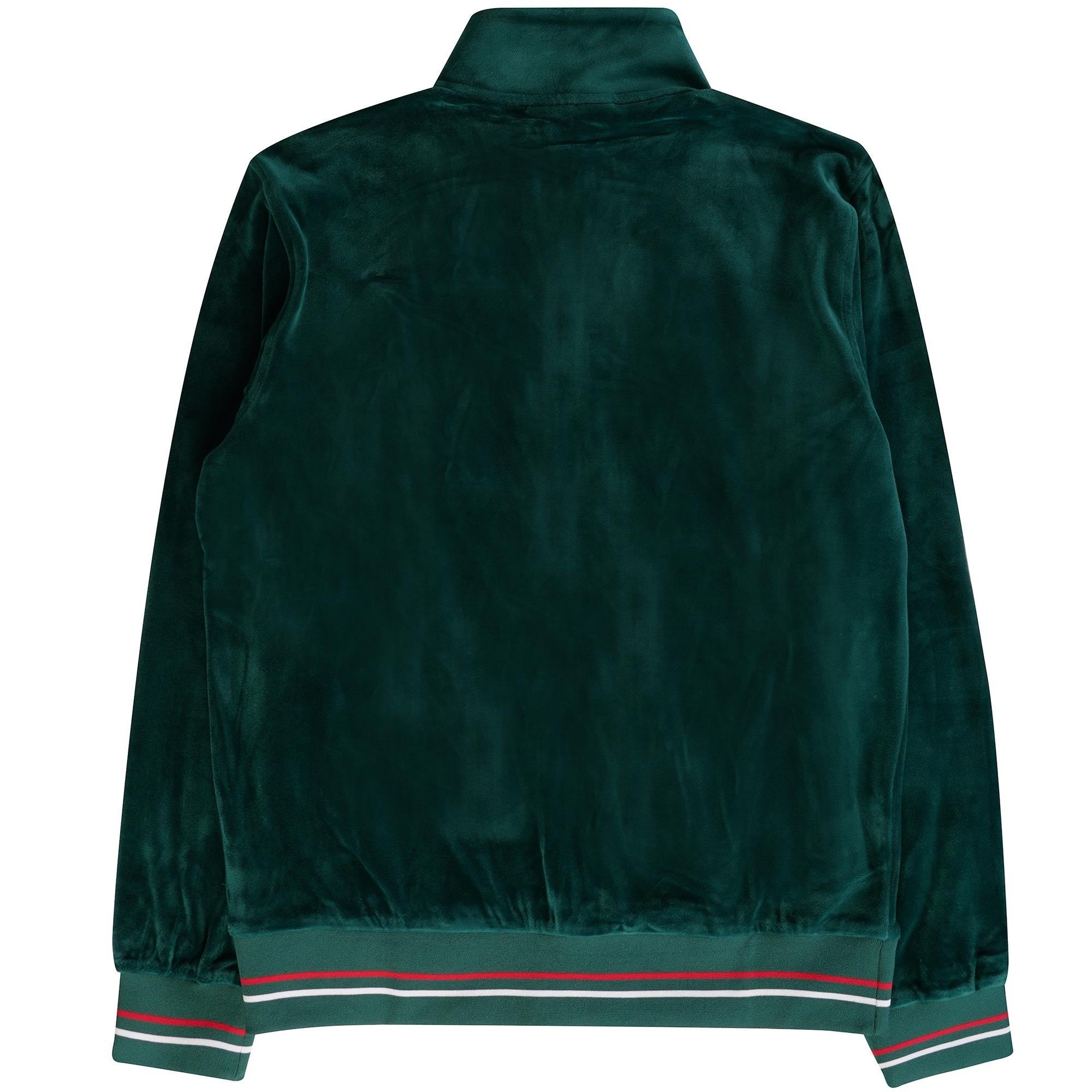 Falken Velour Track Top - Botanical Green