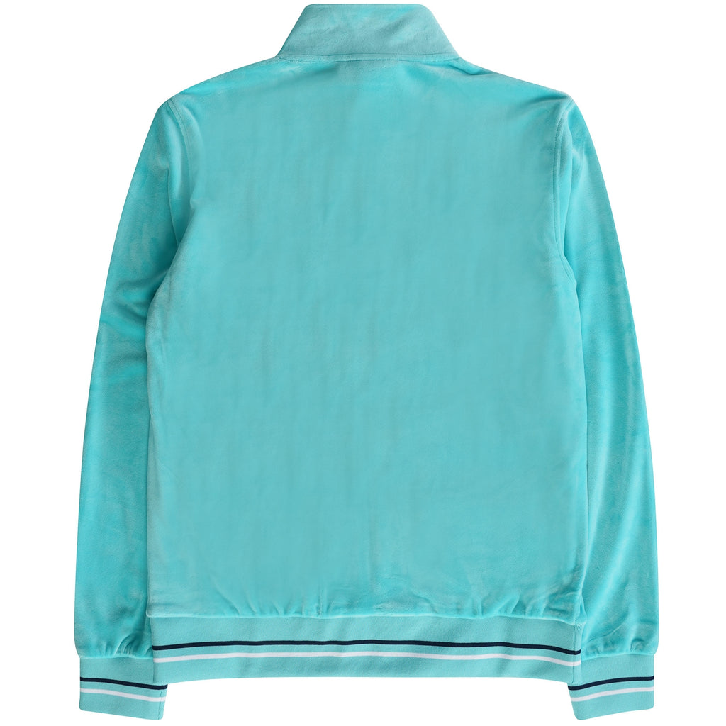 Fila Vintage Falken Velour Track Top - Aruba Blue