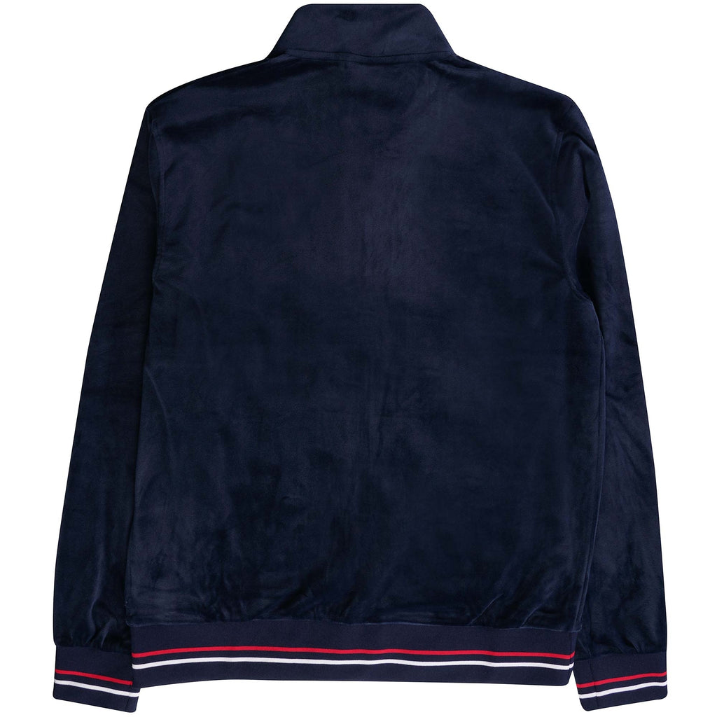 Fila Vintage Falken Velour Track Top - Navy