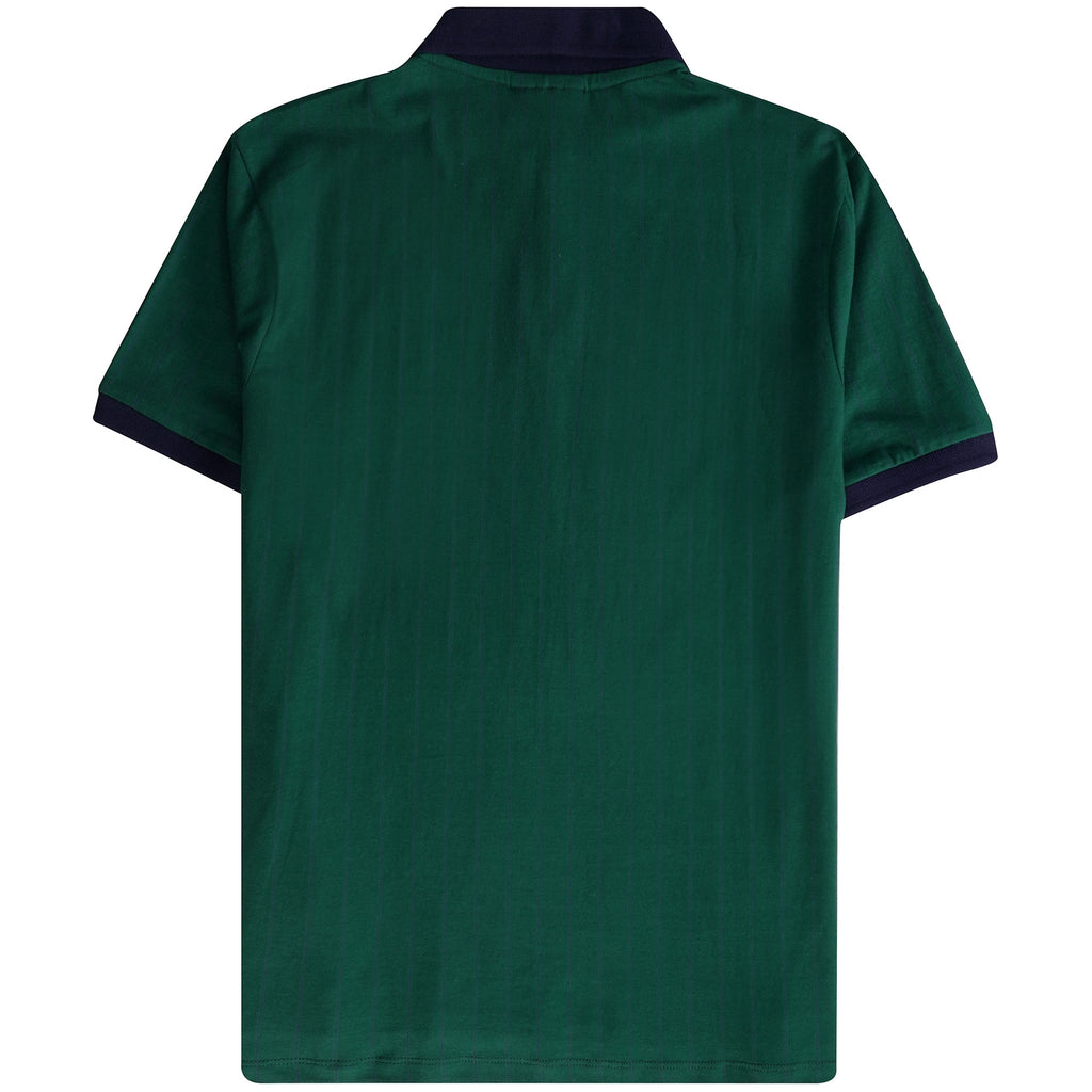 Fila Vintage BB1 Classic Vintage Striped Polo Shirt - Botanical Green
