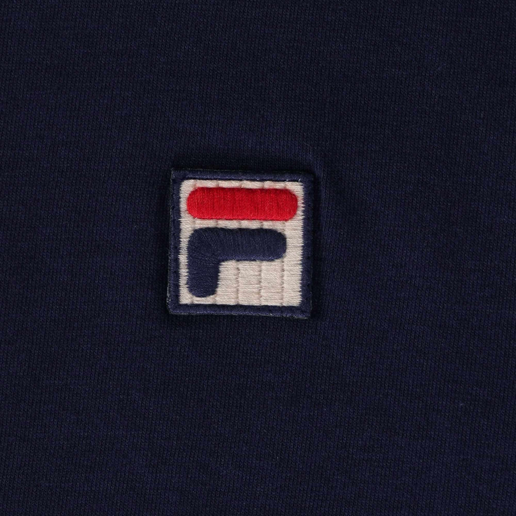 Fila Vintage Marconi Essential Ringer T-Shirt - Navy