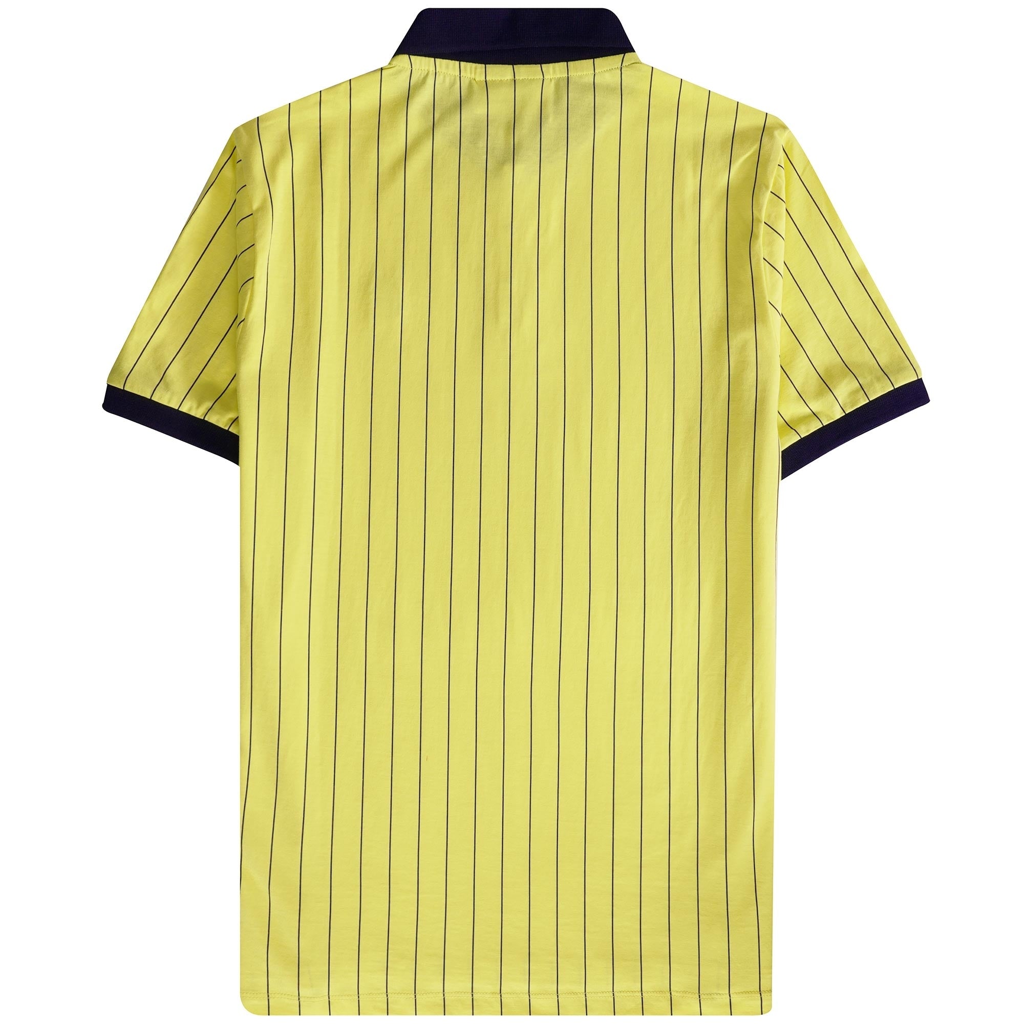 Fila Vintage BB1 Classic Vintage Striped Polo Shirt - Limelight