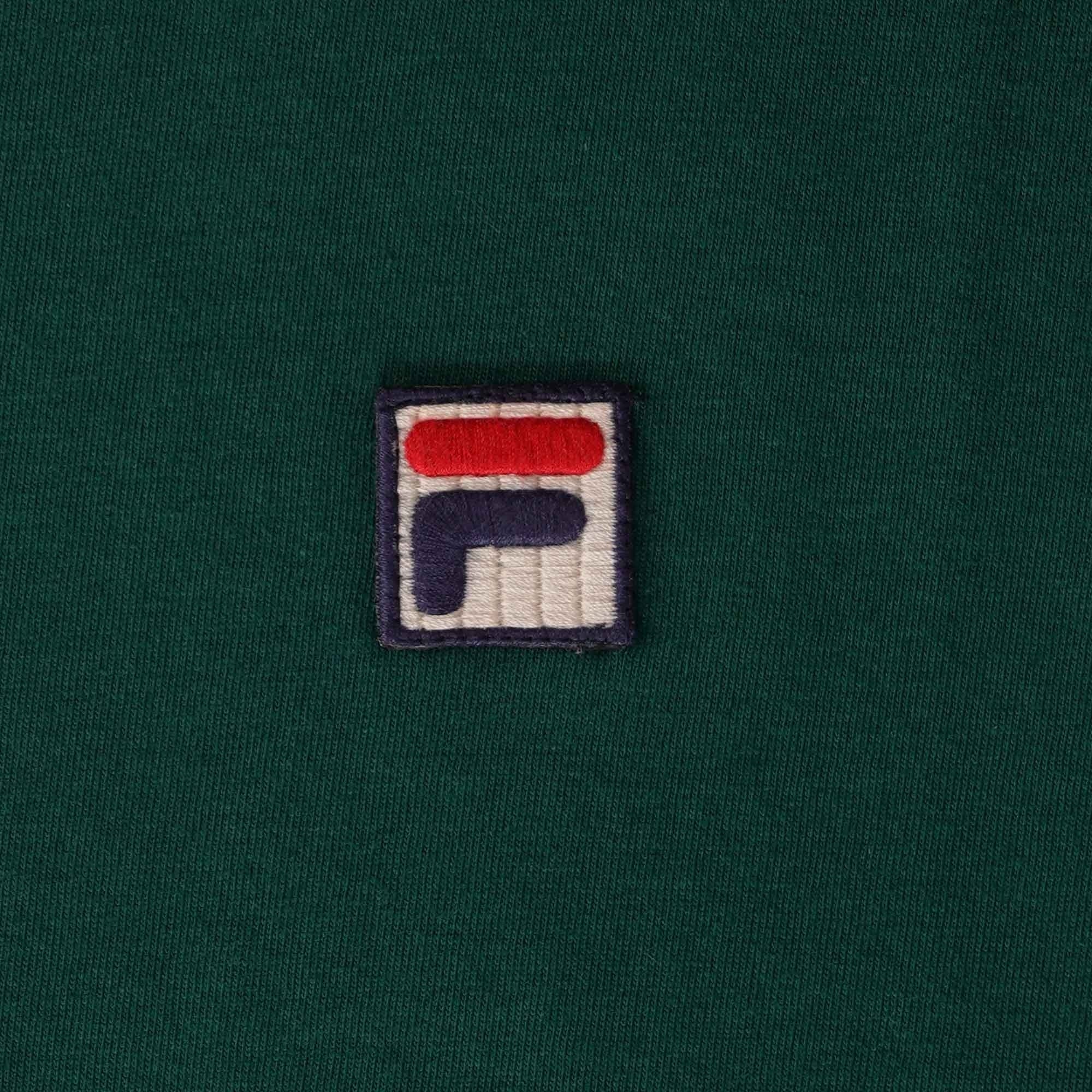 Fila Vintage Marconi Essential Ringer T-Shirt - Botanical Green