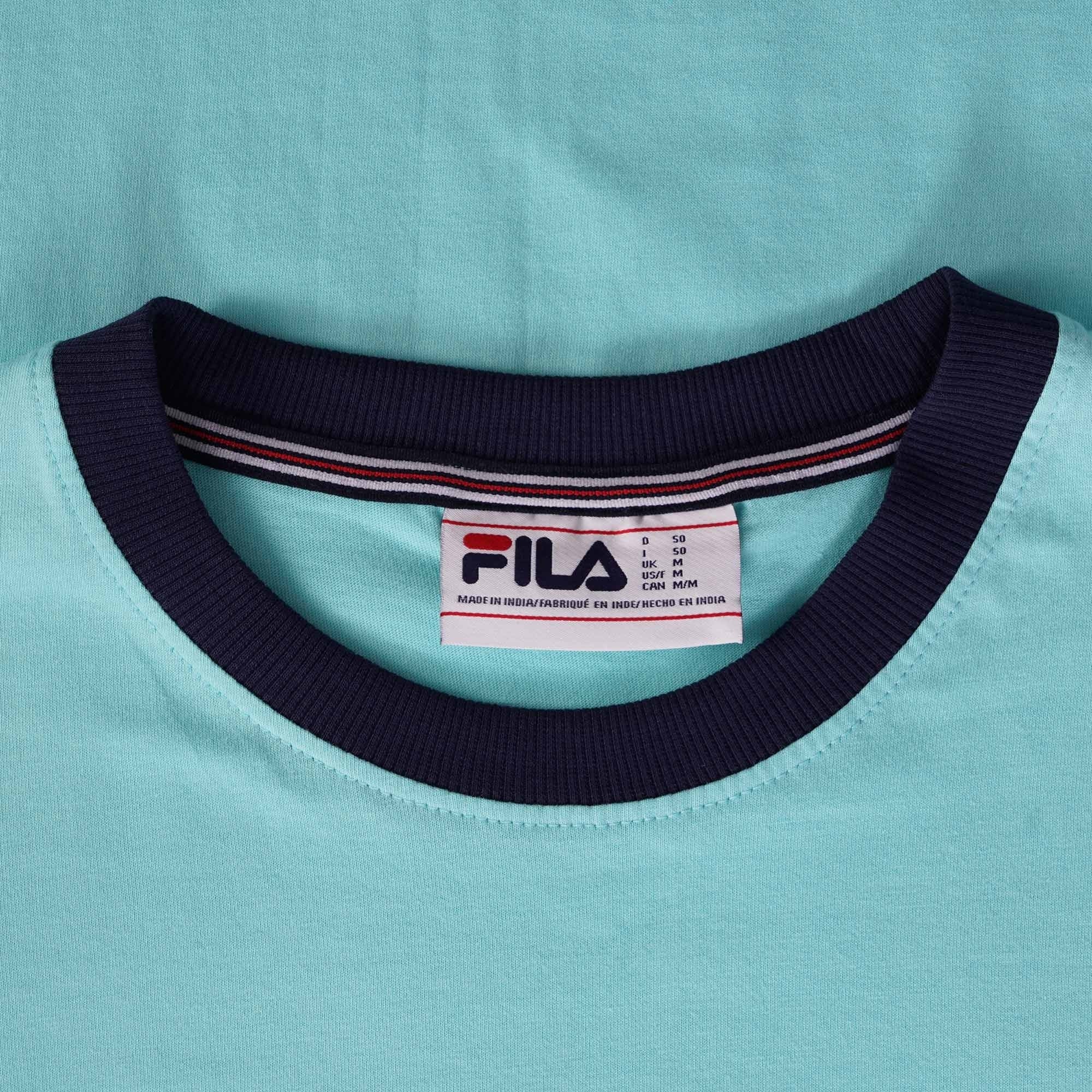 Fila Vintage Marconi Essential Ringer T-Shirt - Aruba
