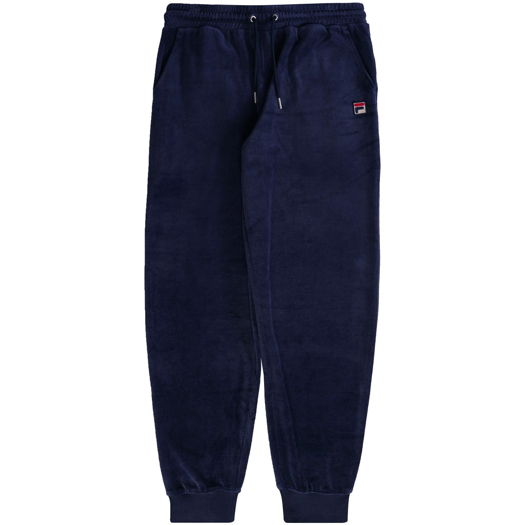 Fila Vintage Yarel Velour Track Pants - Navy