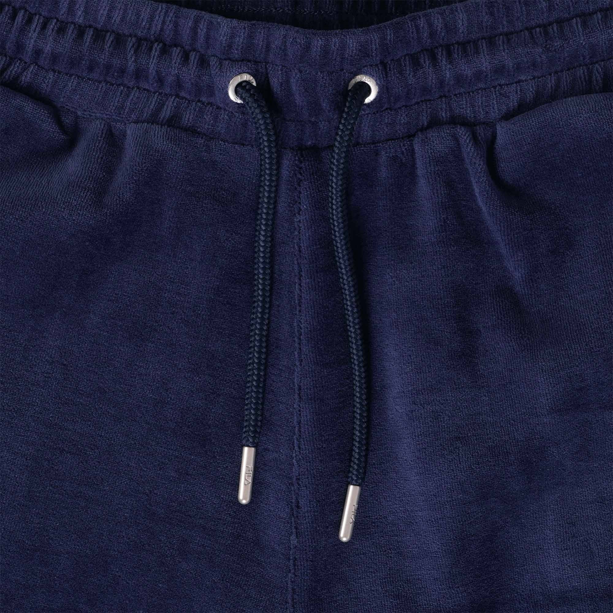 Fila Vintage Yarel Velour Track Pants - Navy