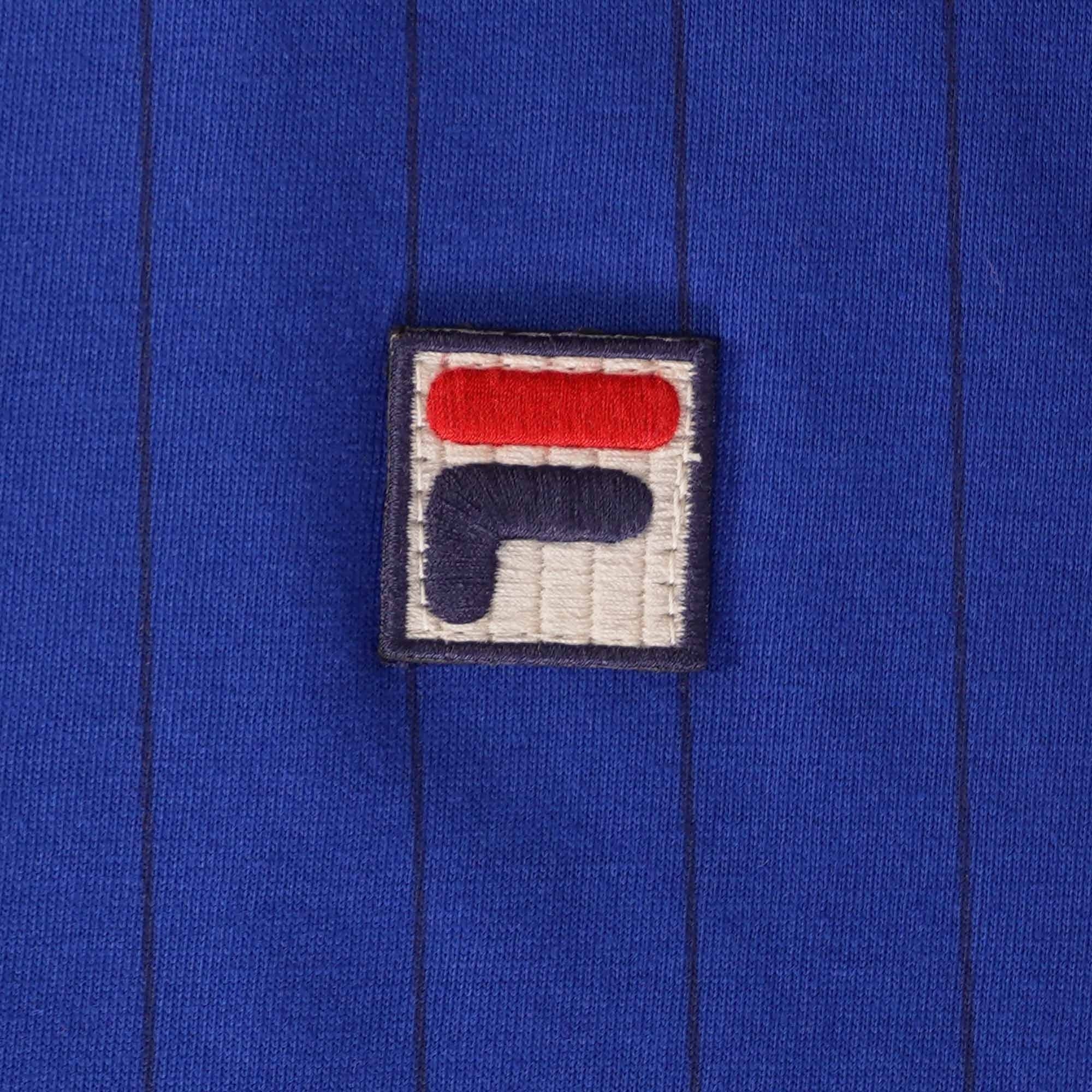 Fila Vintage BB1 Classic Vintage Striped Polo Shirt - Bright Blue