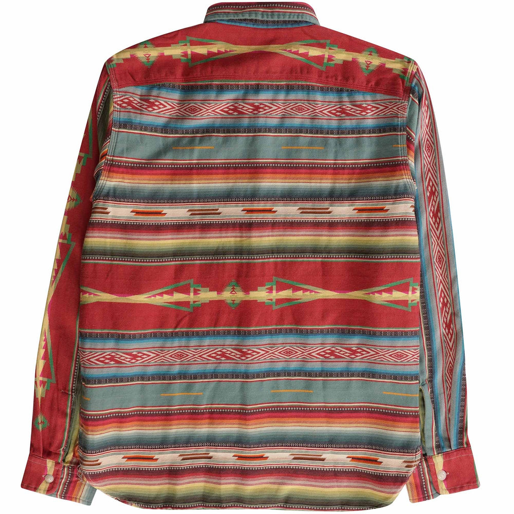 RRL by Ralph Lauren Jacquard Workshirt - Red Multi