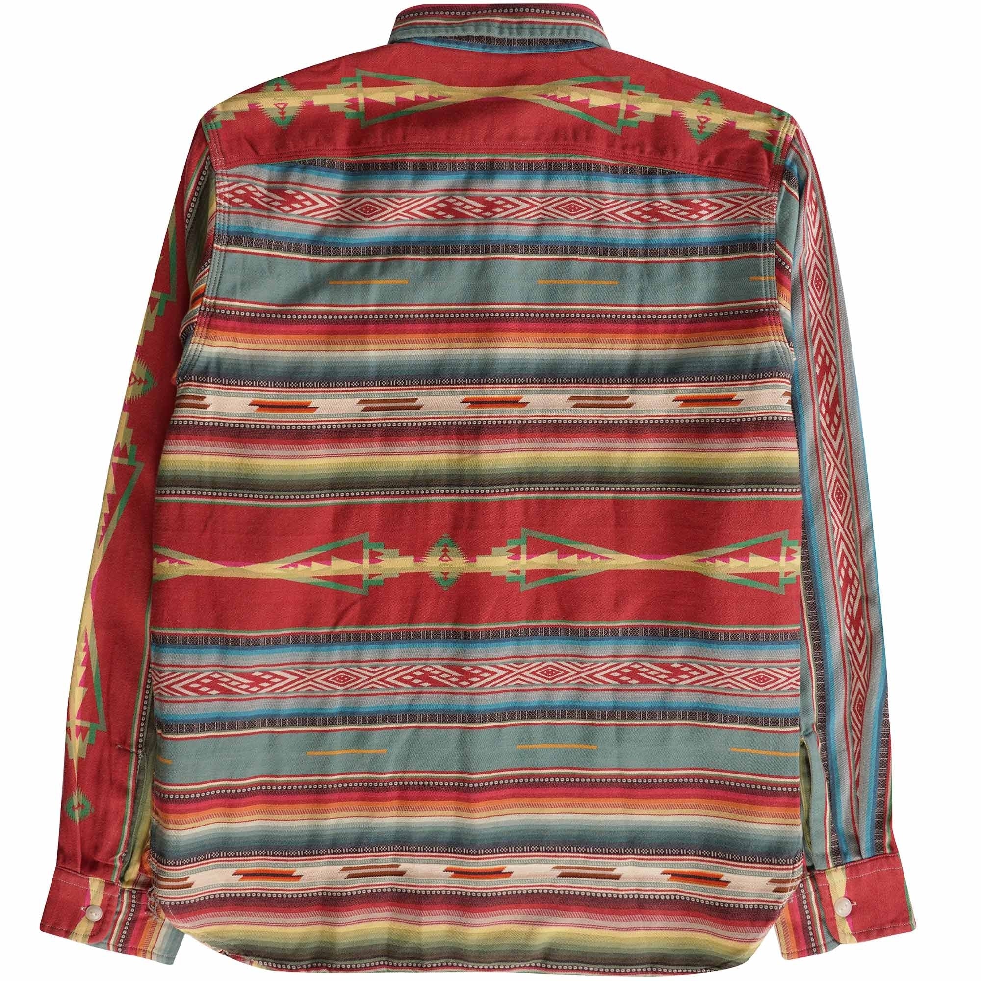 RRL by Ralph Lauren Jacquard Workshirt - Red Multi
