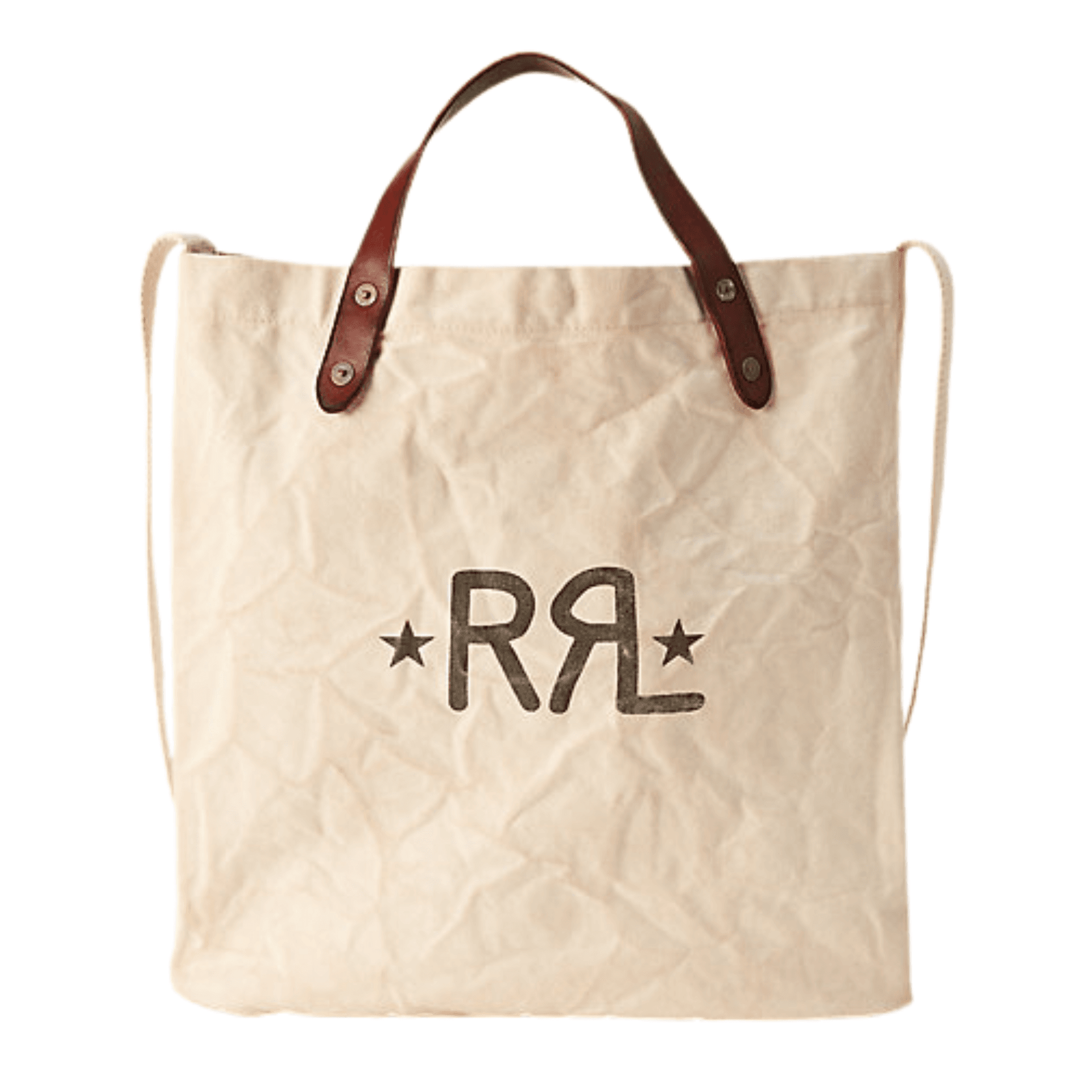 バッグ RRL MARKET TOTE-TOTE Double RL Logo Canvas Market Tote - Ecru - RRLTOT-ECR MARKET