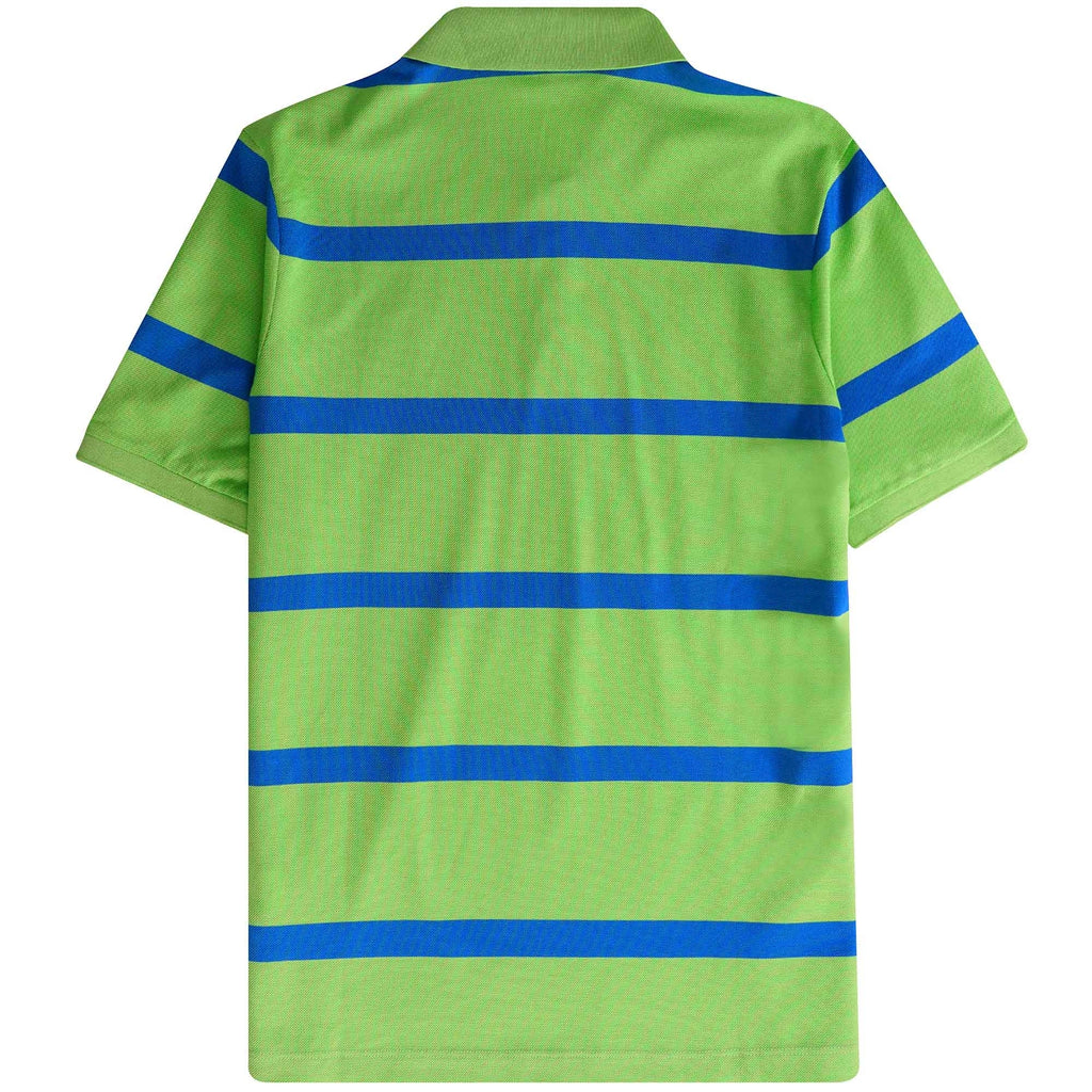 Paul and Shark Striped Polo Shirt - Green