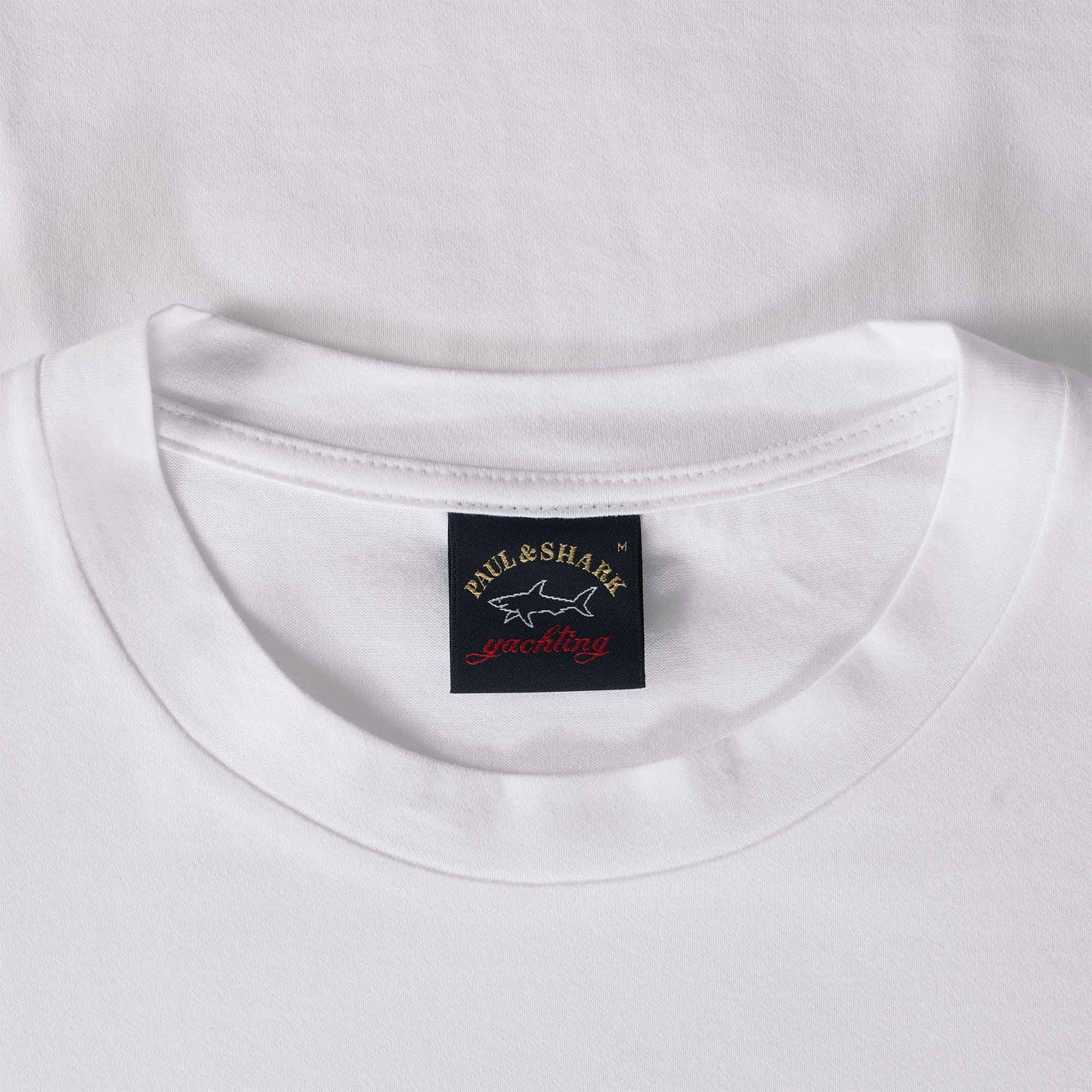 Paul and Shark Logo T-Shirt - White