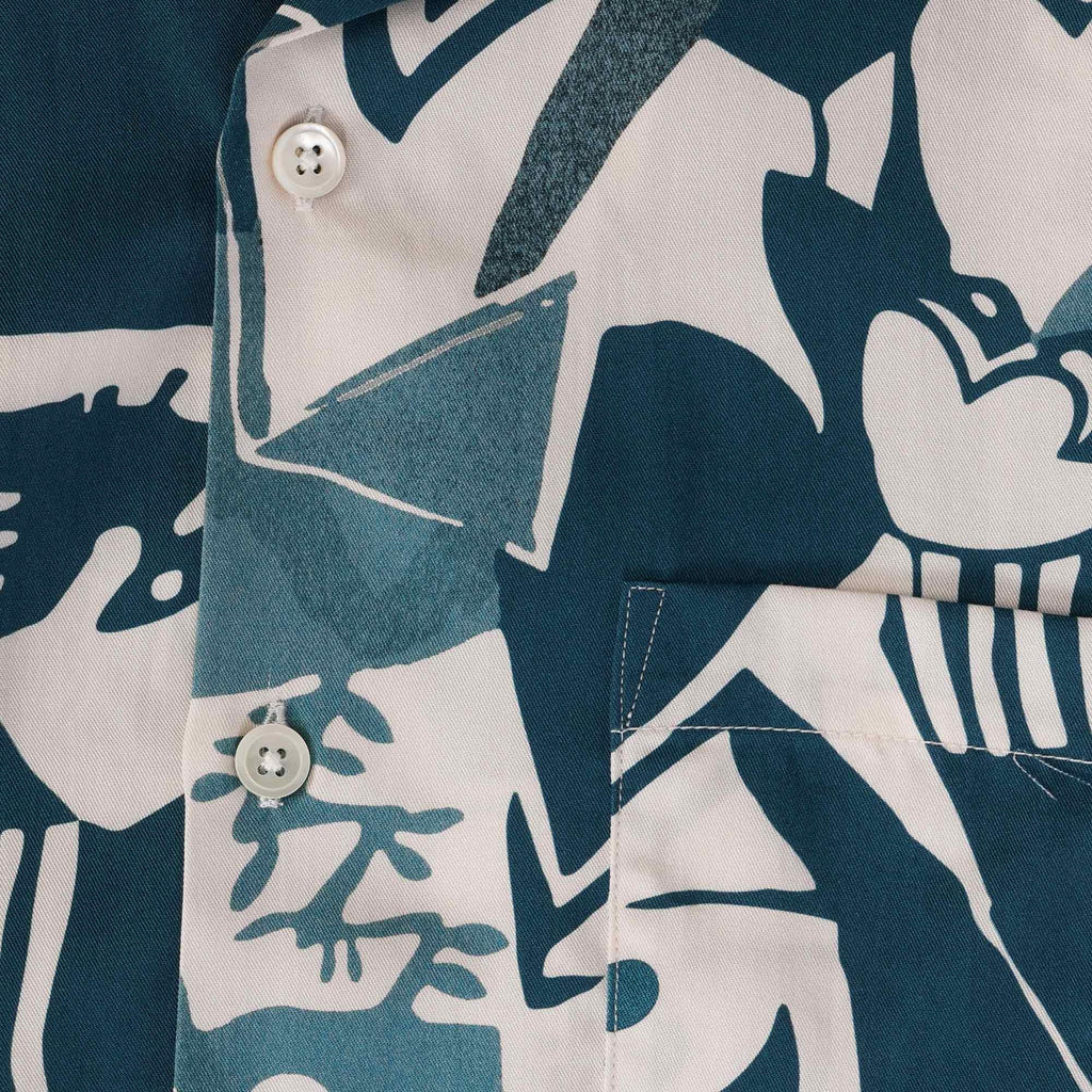 Portuguese Flannel Cuca Shirt - Blue – Stuarts London