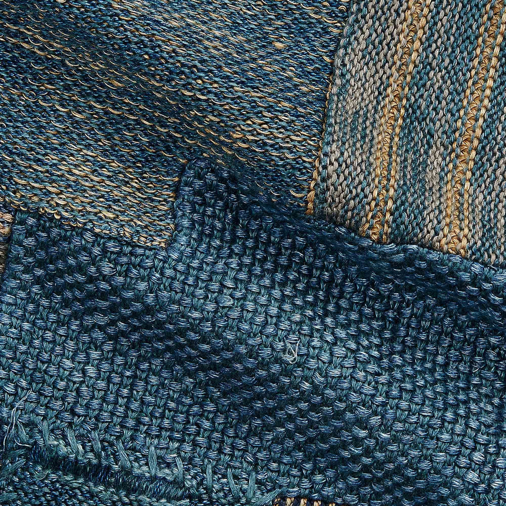RRL by Ralph Lauren Patchwork Linen-Blend Cardigan - Indigo