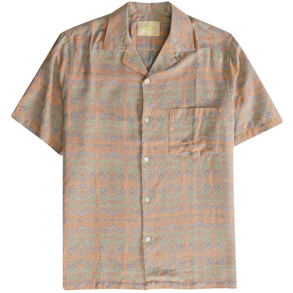Portuguese Flannel Resort Shirt - Coral