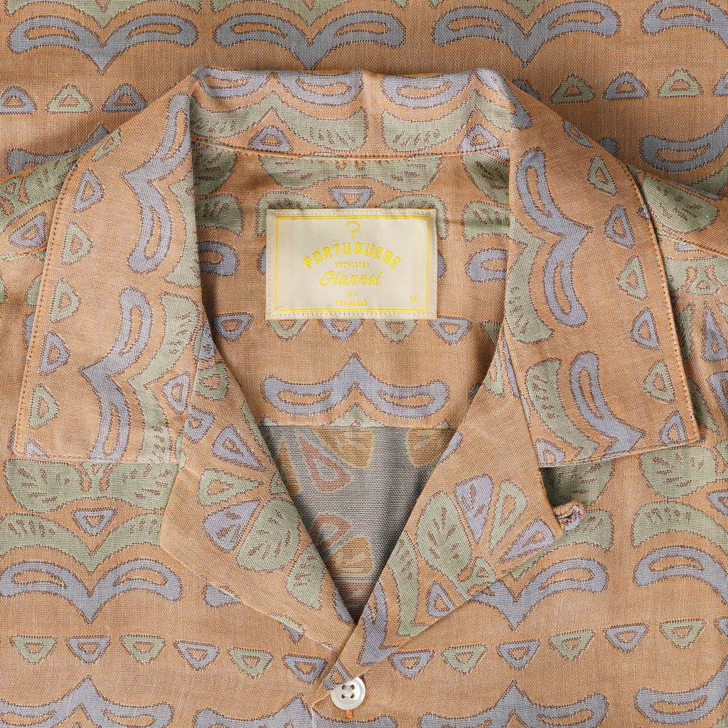 Portuguese Flannel Resort Shirt - Coral