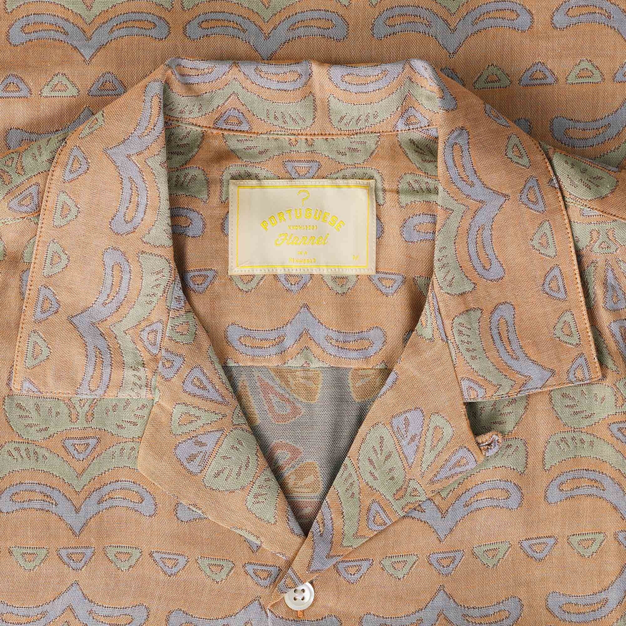 Portuguese Flannel Resort Shirt - Coral