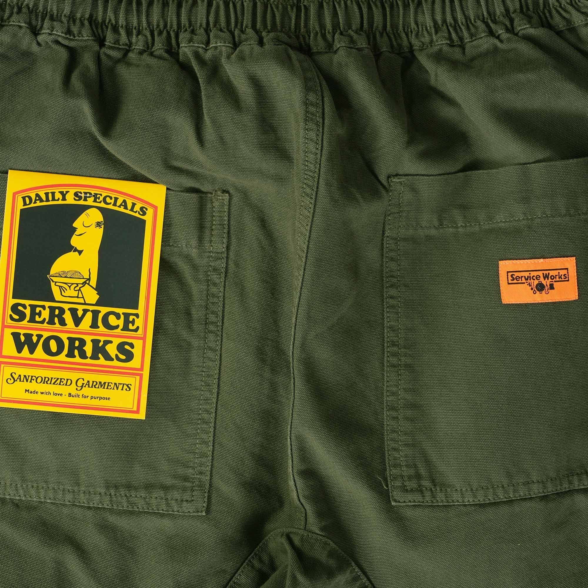 Classic Chef Pants - Olive