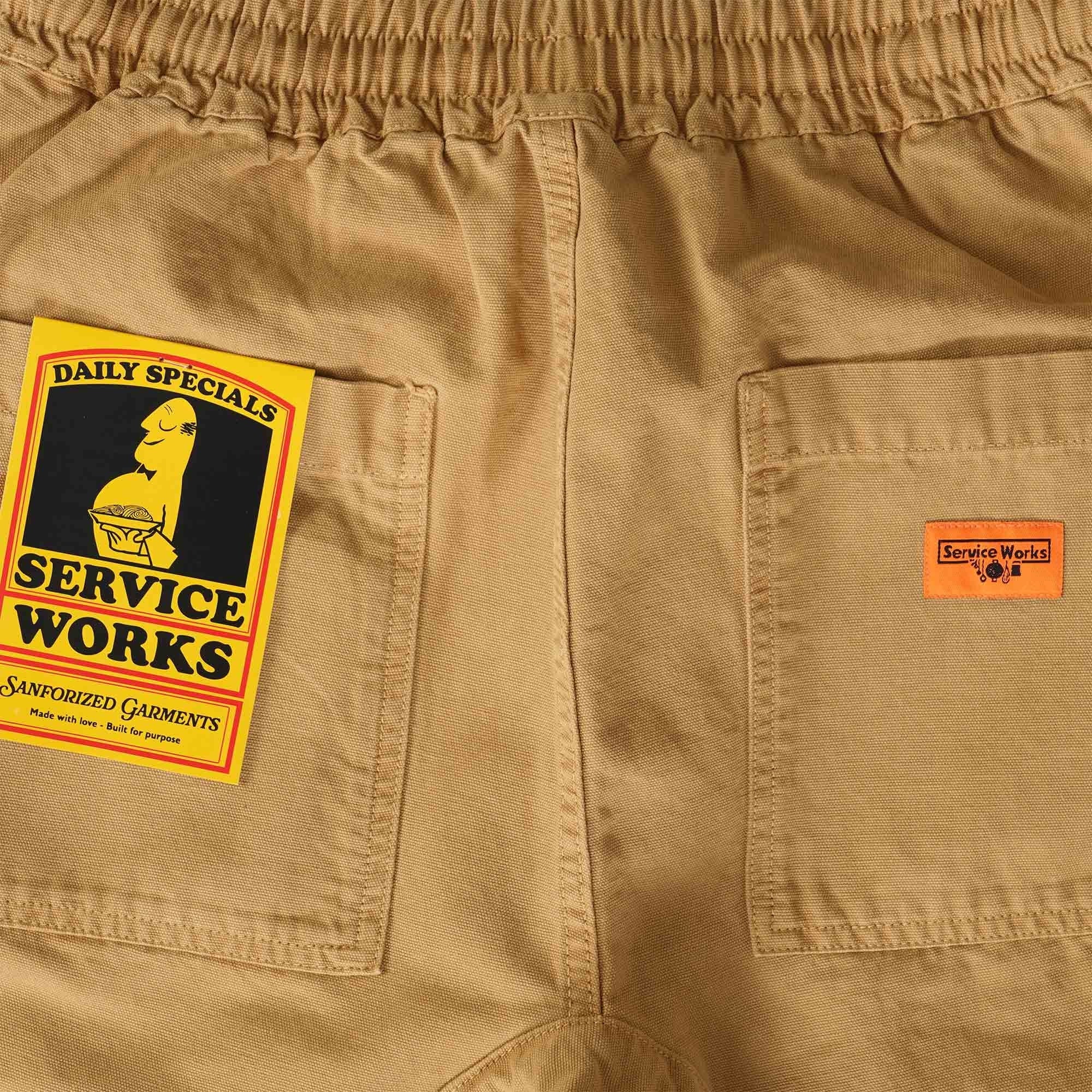 Service Works Classic Chef Pants - Tan
