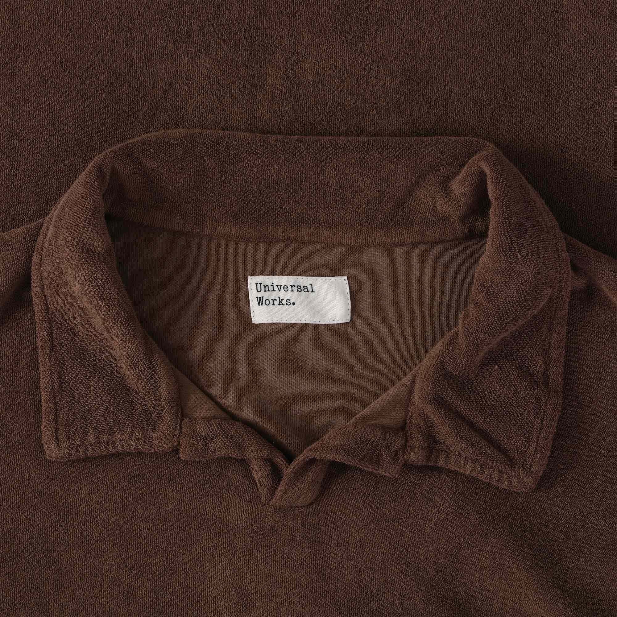 Universal Works Vacation Polo - Brown
