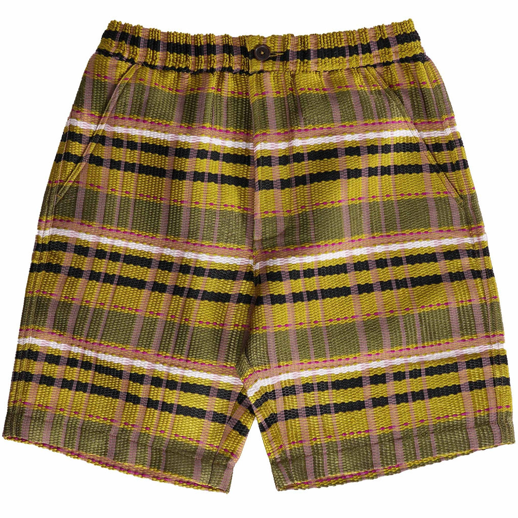 Universal Works Long Track Shorts - Olive