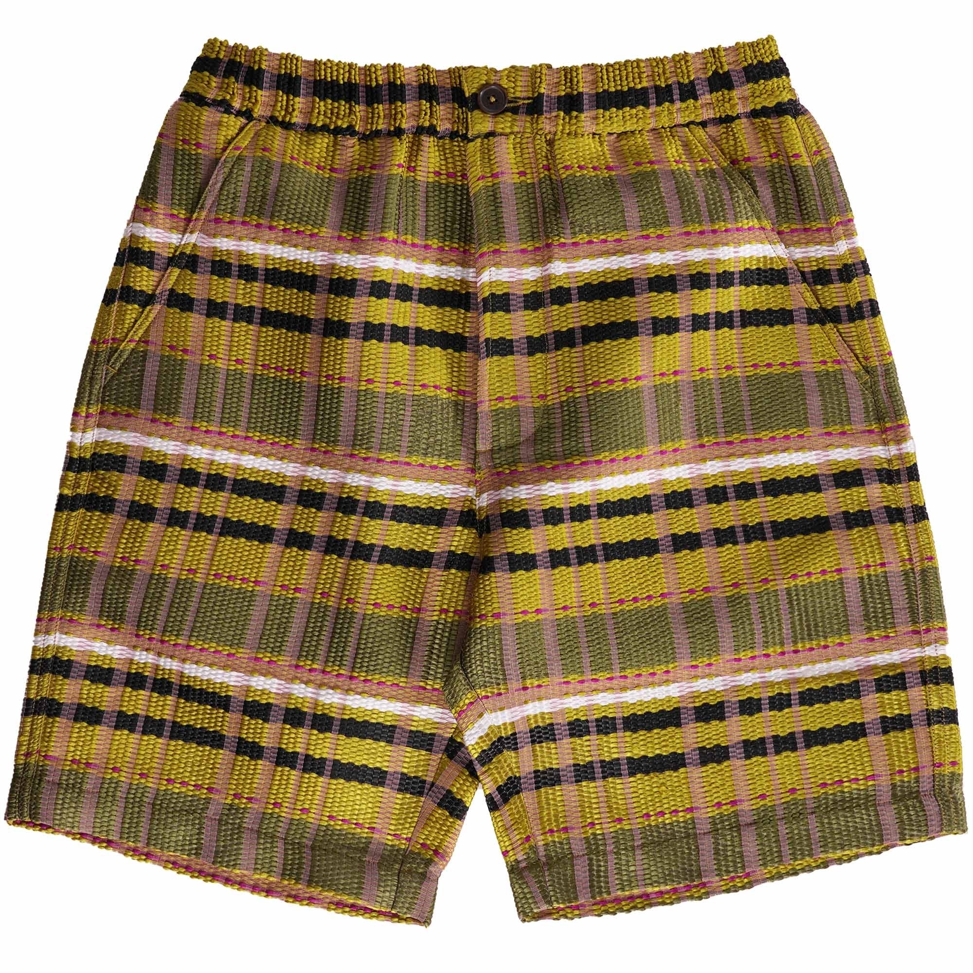 Universal Works Long Track Shorts - Olive