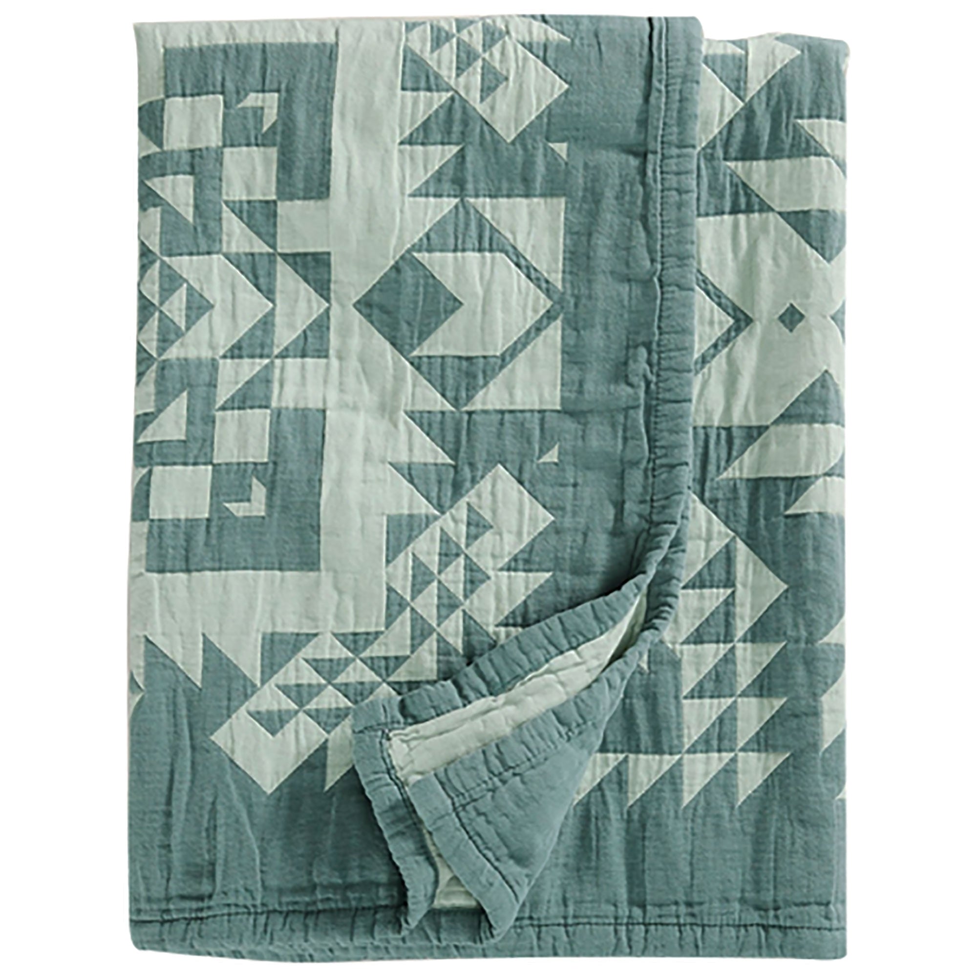 Pendleton Woolen Mills Twin Cotton Matelasse Coverlet - Opal Springs