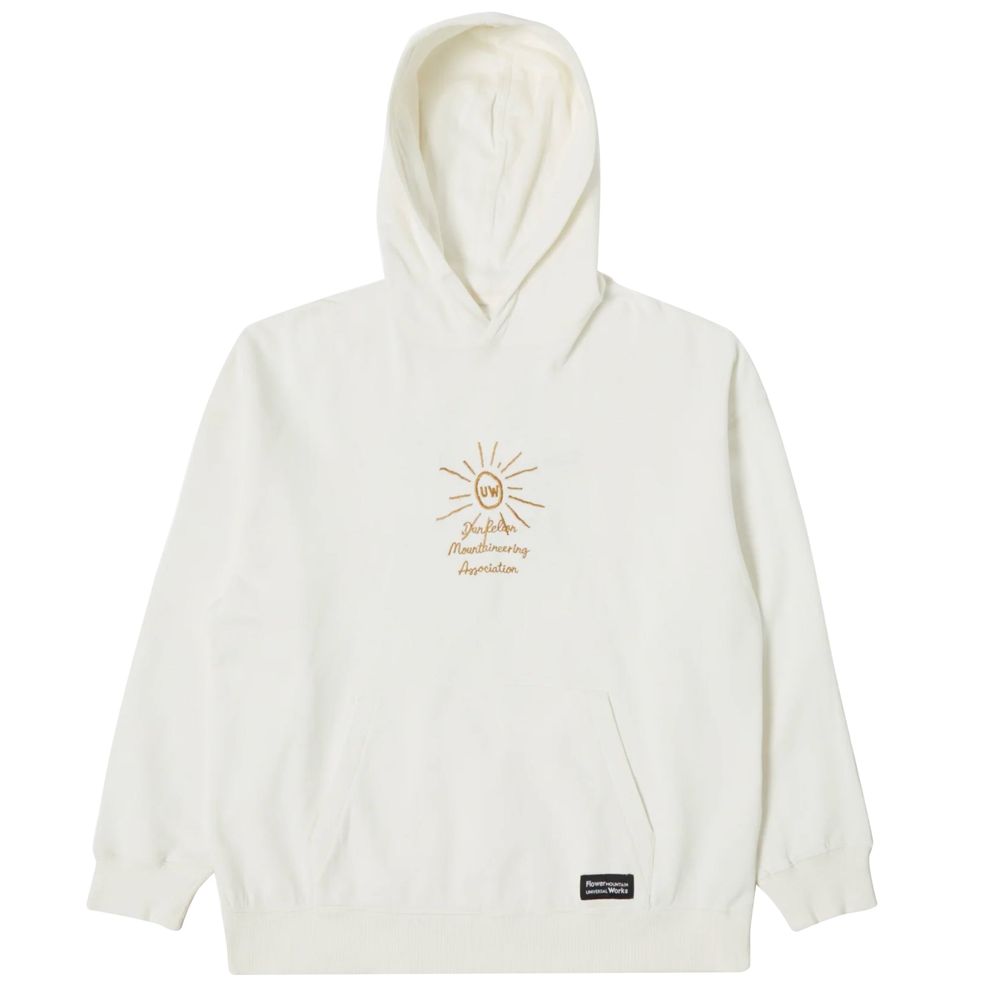 Flower Mountain x Universal Works Brush Back Sweat Loose Hoodie - Ecru